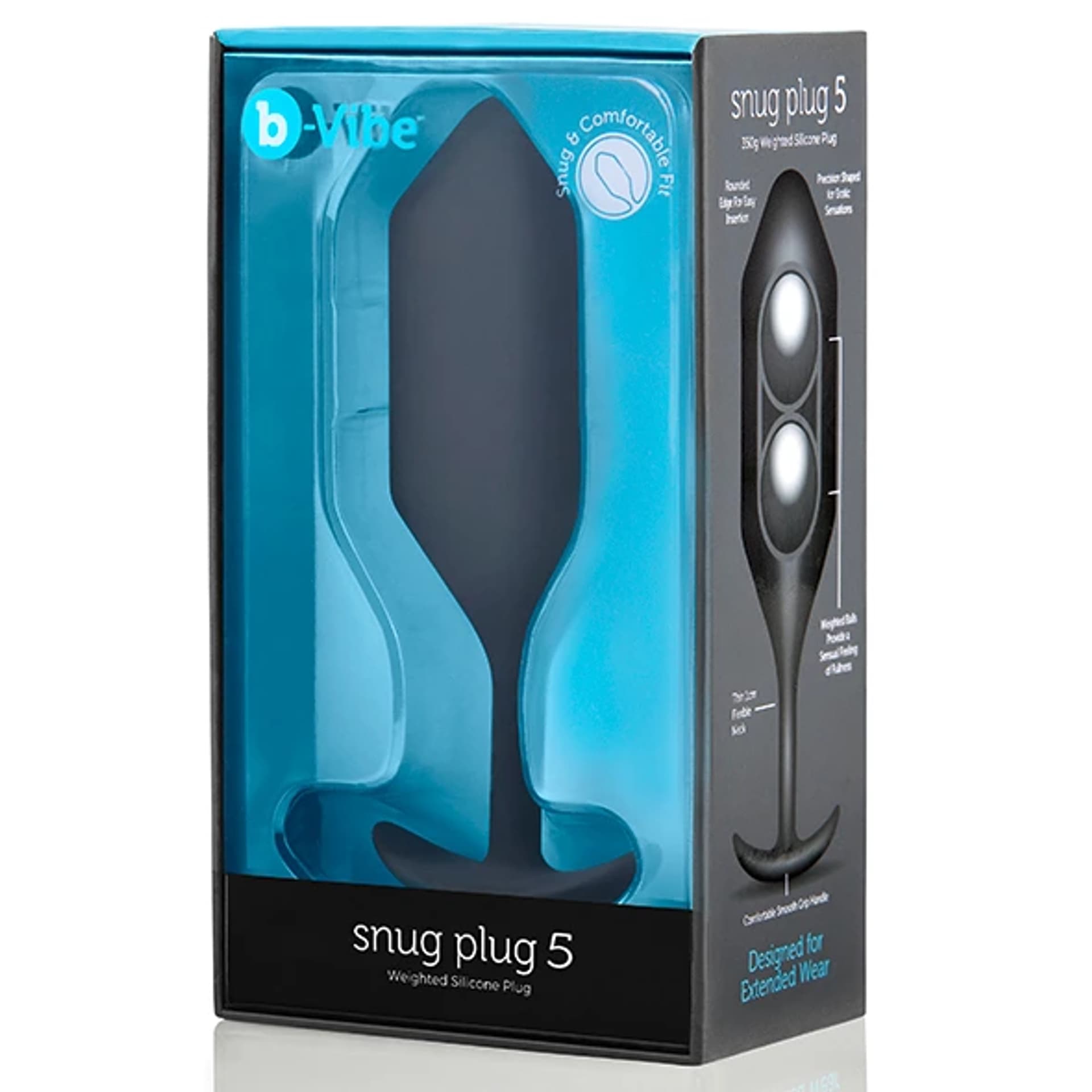 

Plug analny - B-Vibe Snug Plug 5 Black