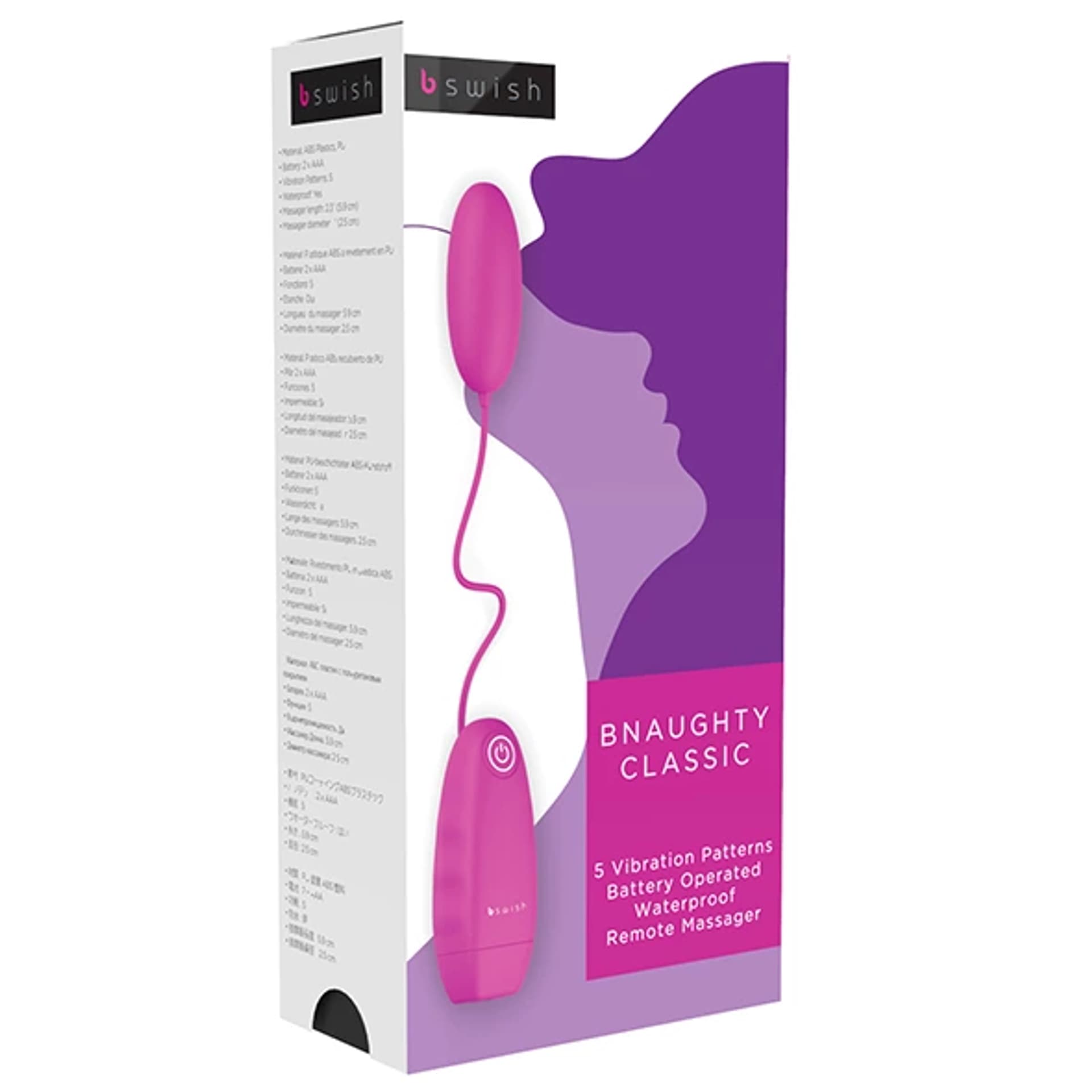 

Wibrujące jajeczko - B Swish bnaughty Classic Cerise
