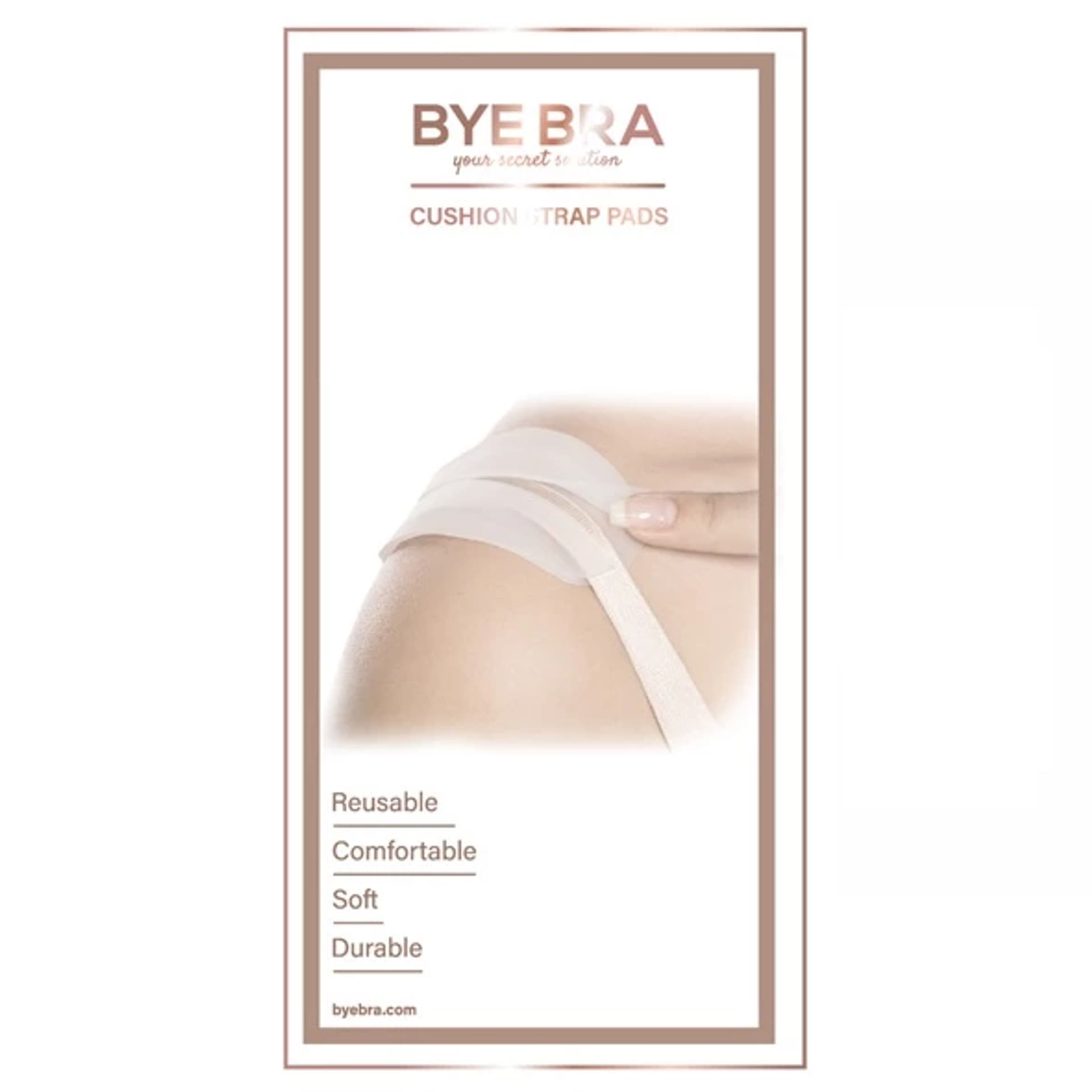 

Podkładki pod ramiączka - Bye Bra Cushion Strap Pads Clear