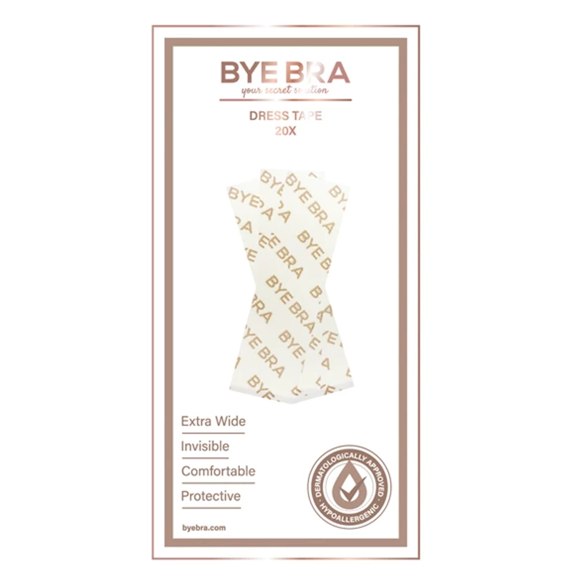 

Taśma do stylizacji - Bye Bra Dress Tape Clear 20 pasków