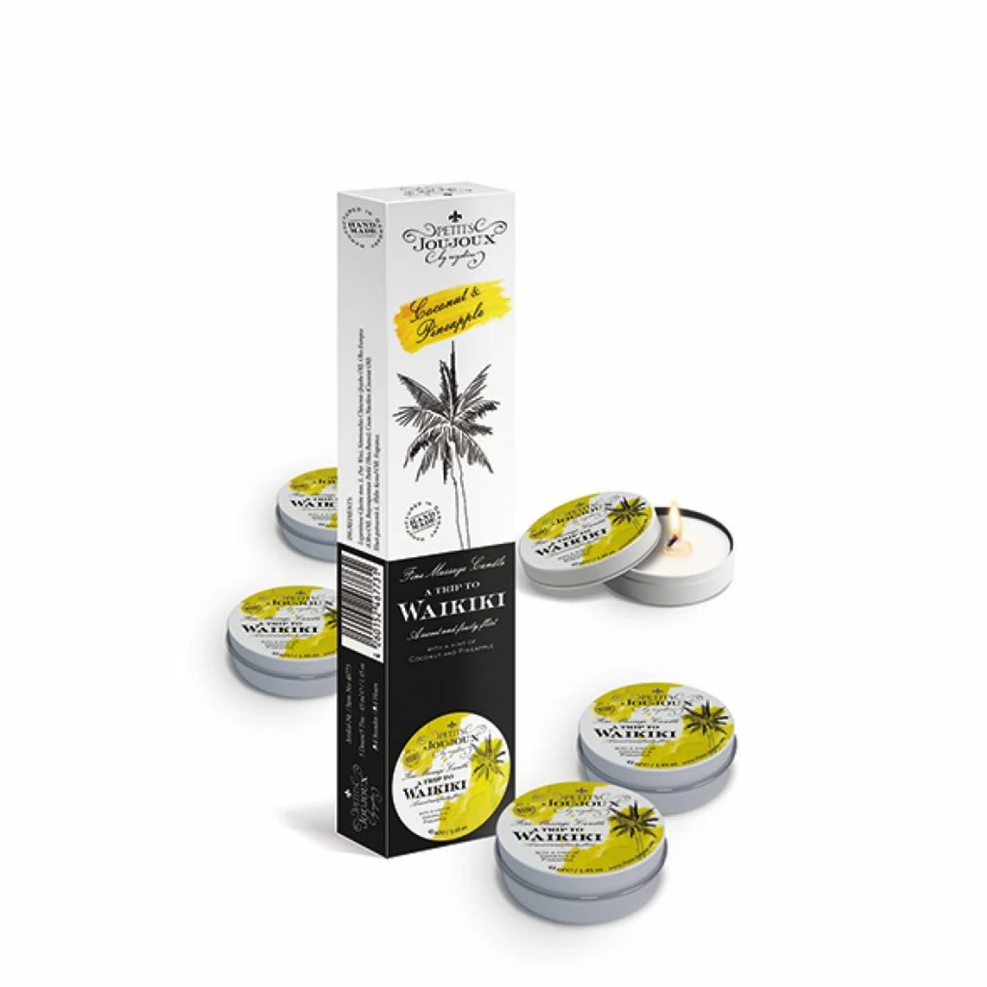 

Zestaw pięciu świec do masażu - Petits Joujoux Massage Candle Waikiki