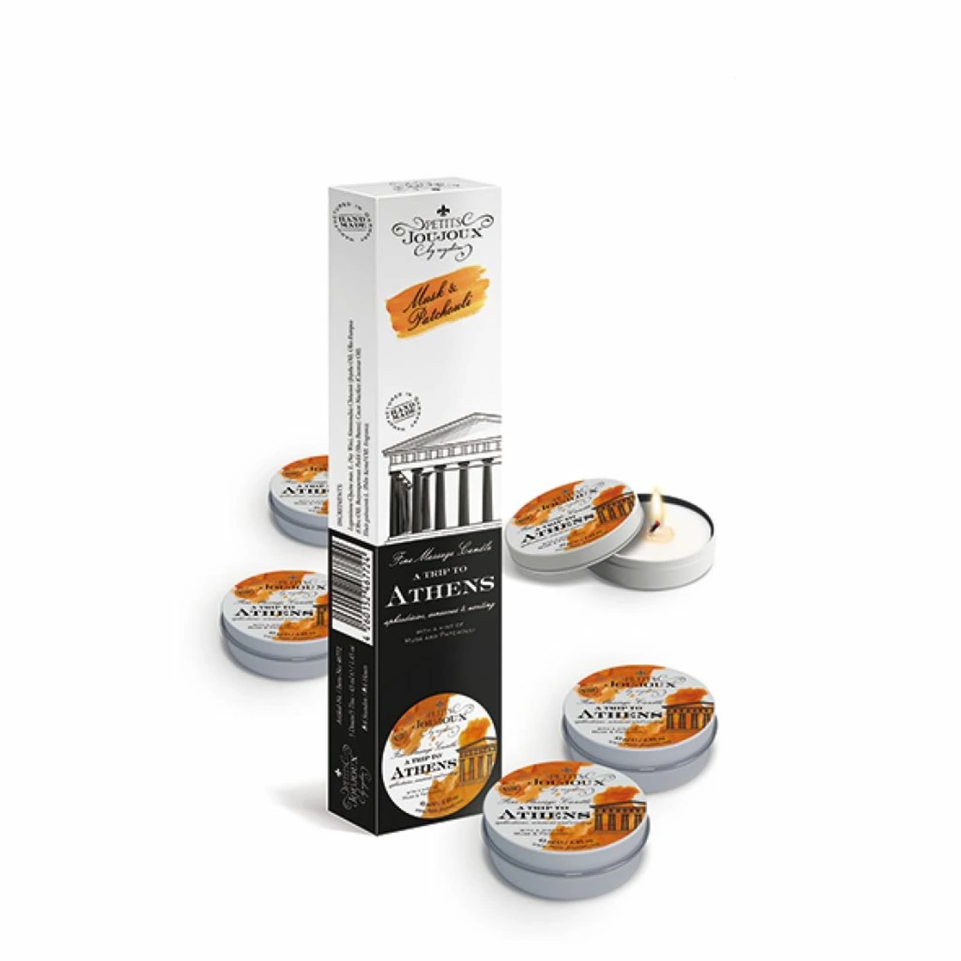 

Zestaw pięciu świec do masażu - Petits Joujoux Massage Candle Athens