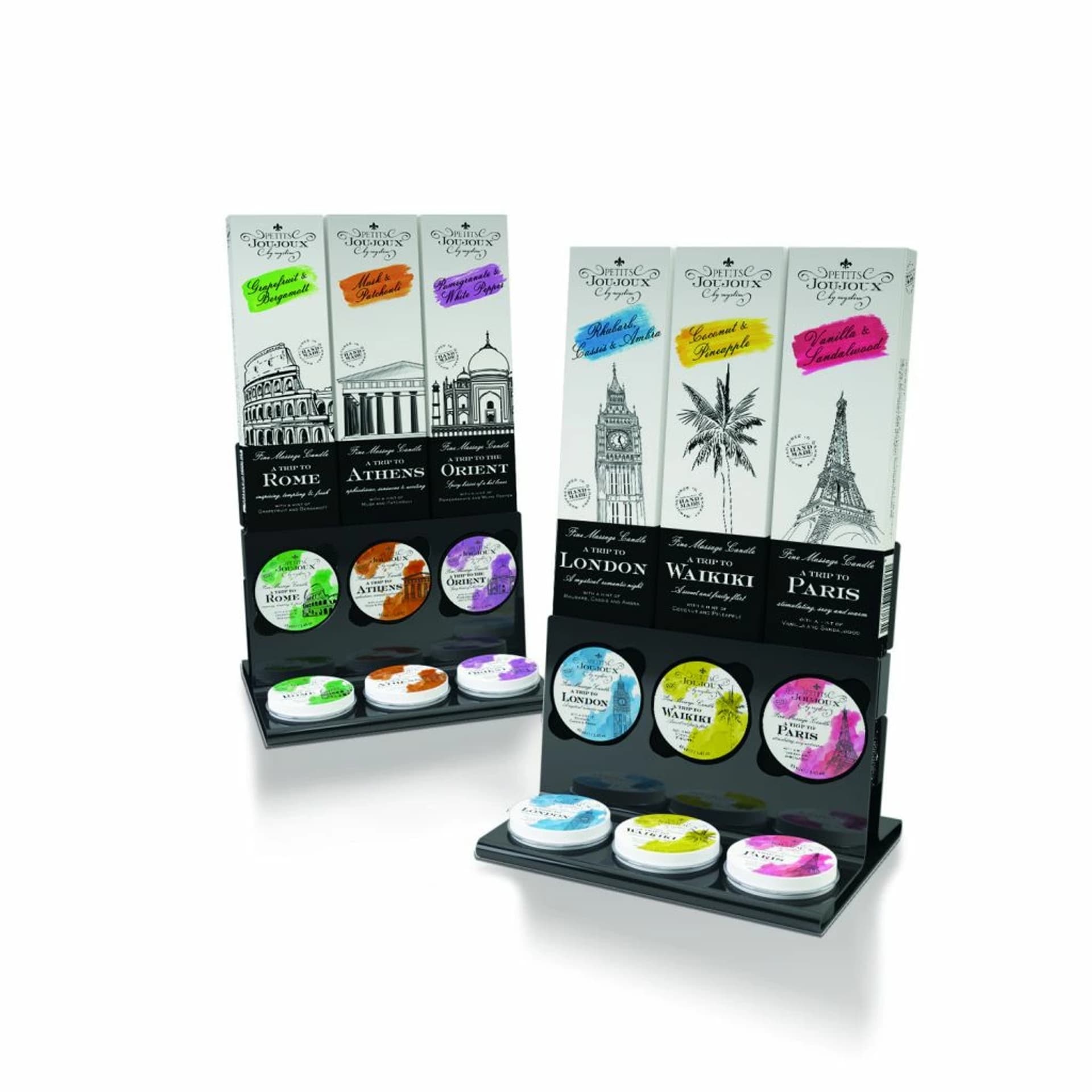 

Ekpozytor - Petits Joujoux Massage Candle Display Stand Set