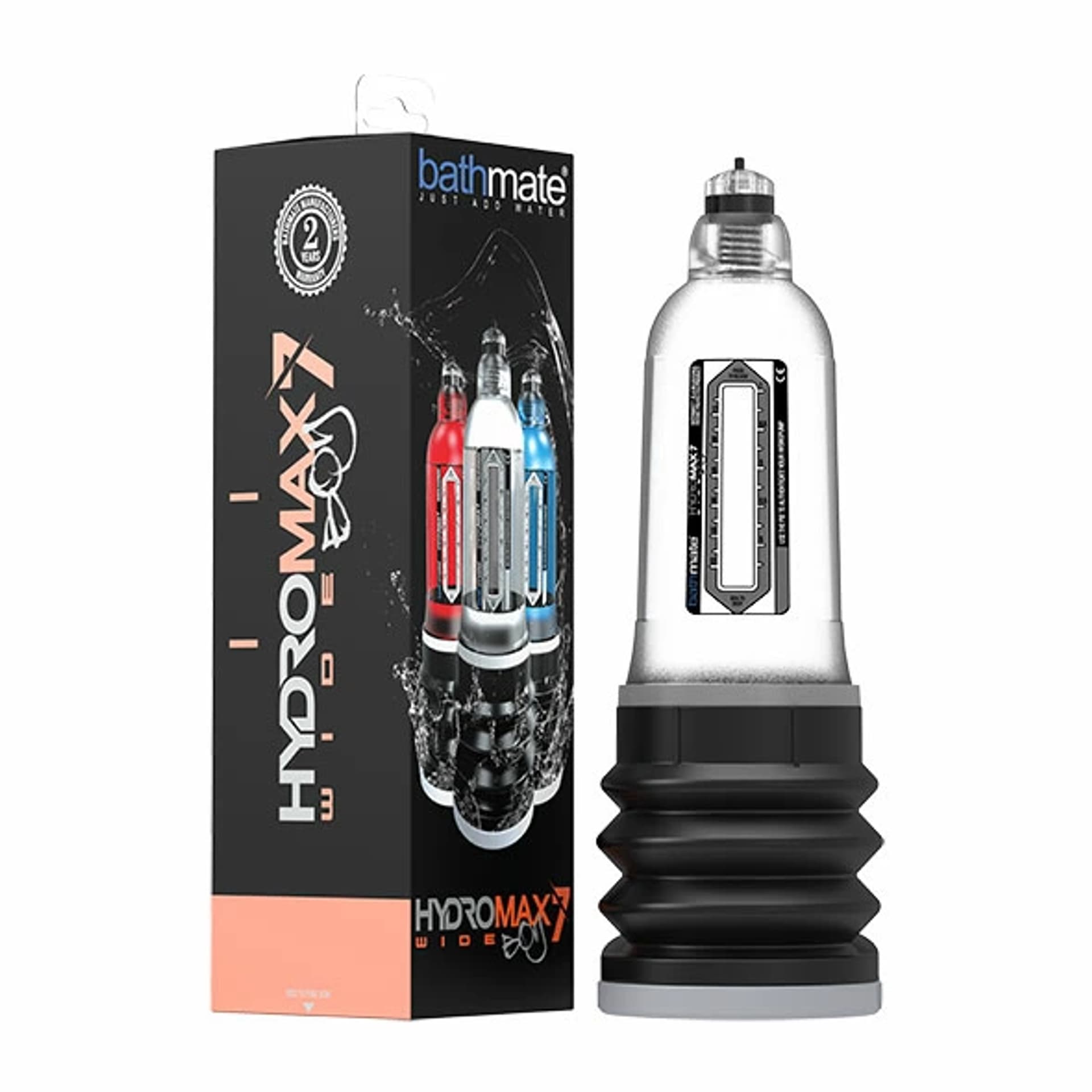 

Pompka powiększająca penisa - Bathmate Hydromax7 Wide Boy Clear