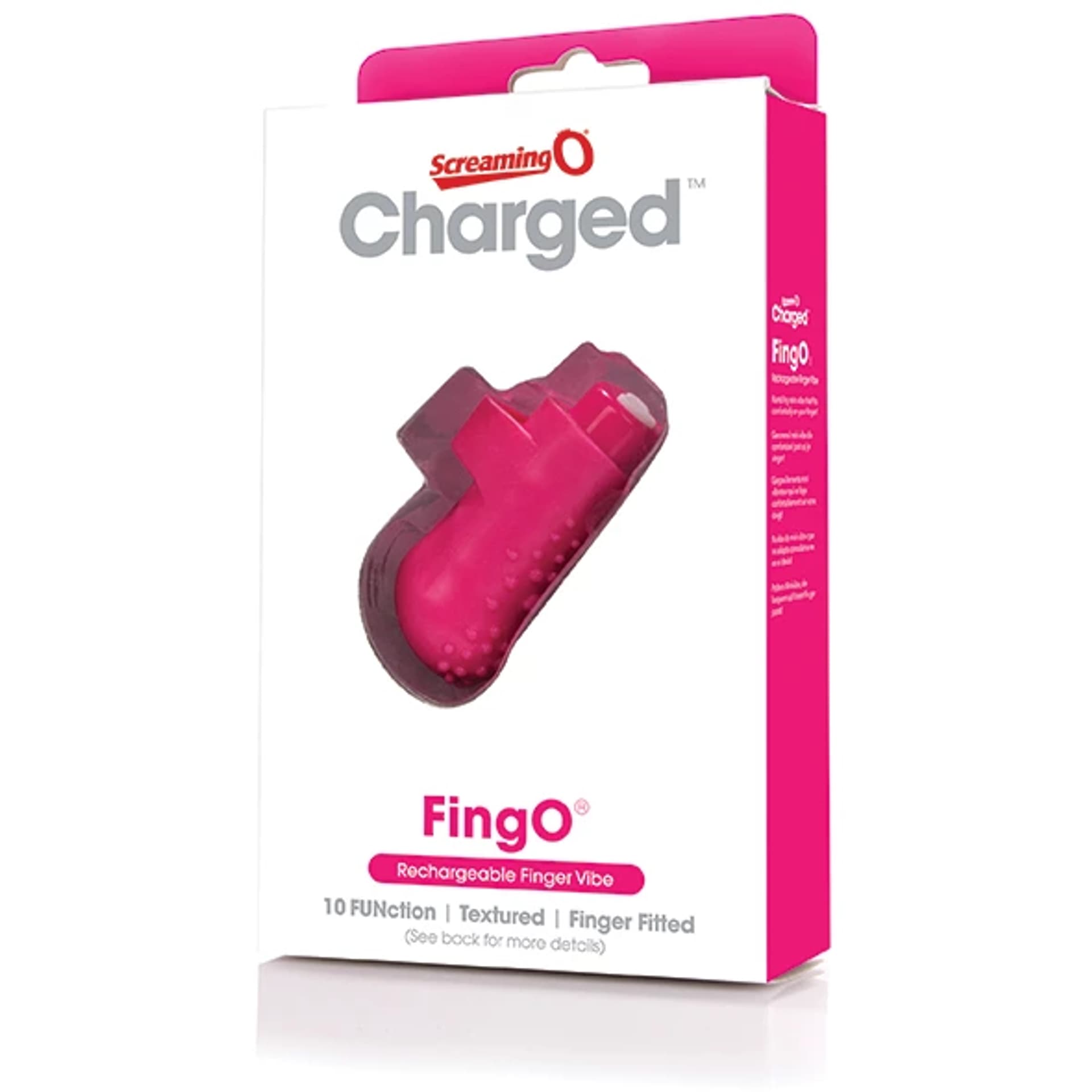 

Wibrator na palec - The Screaming O Charged FingO Pink