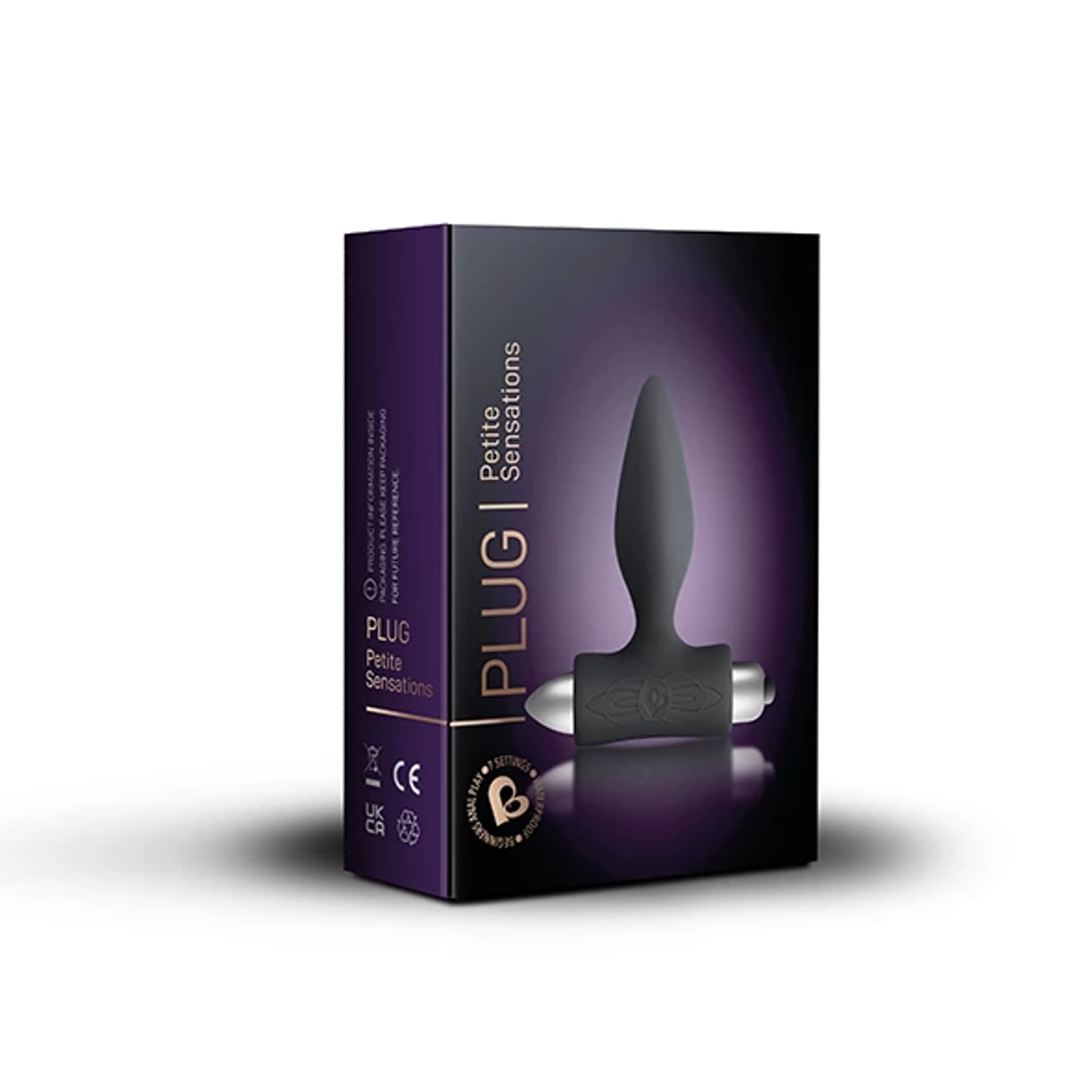 

Plug analny wibrujący - Rocks-Off Petite Sensations Plug Black