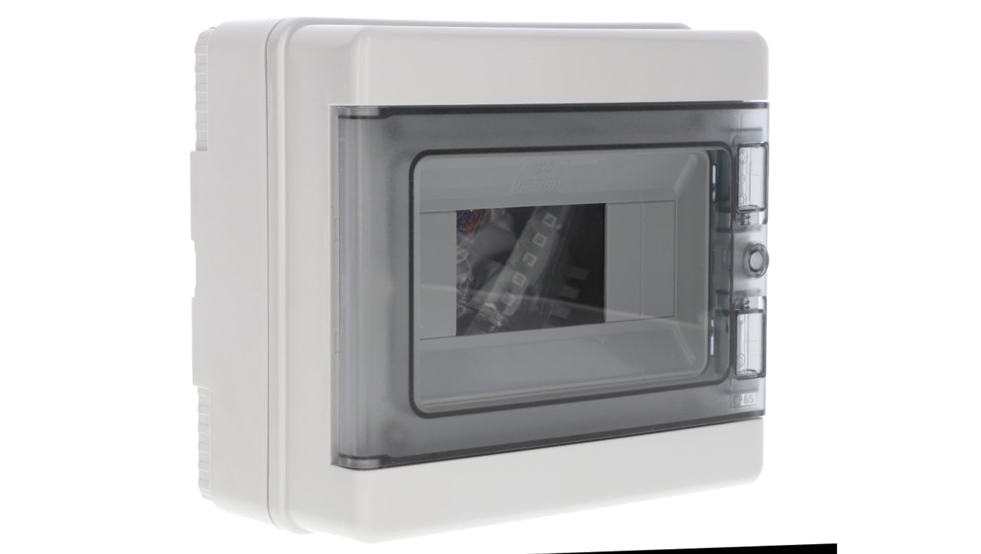 

Rozdzielnica modułowa PV 1x8 natynkowa drzwi transp. seria 620 IP65 200x180x100 szyna N+PE szara EC62008E