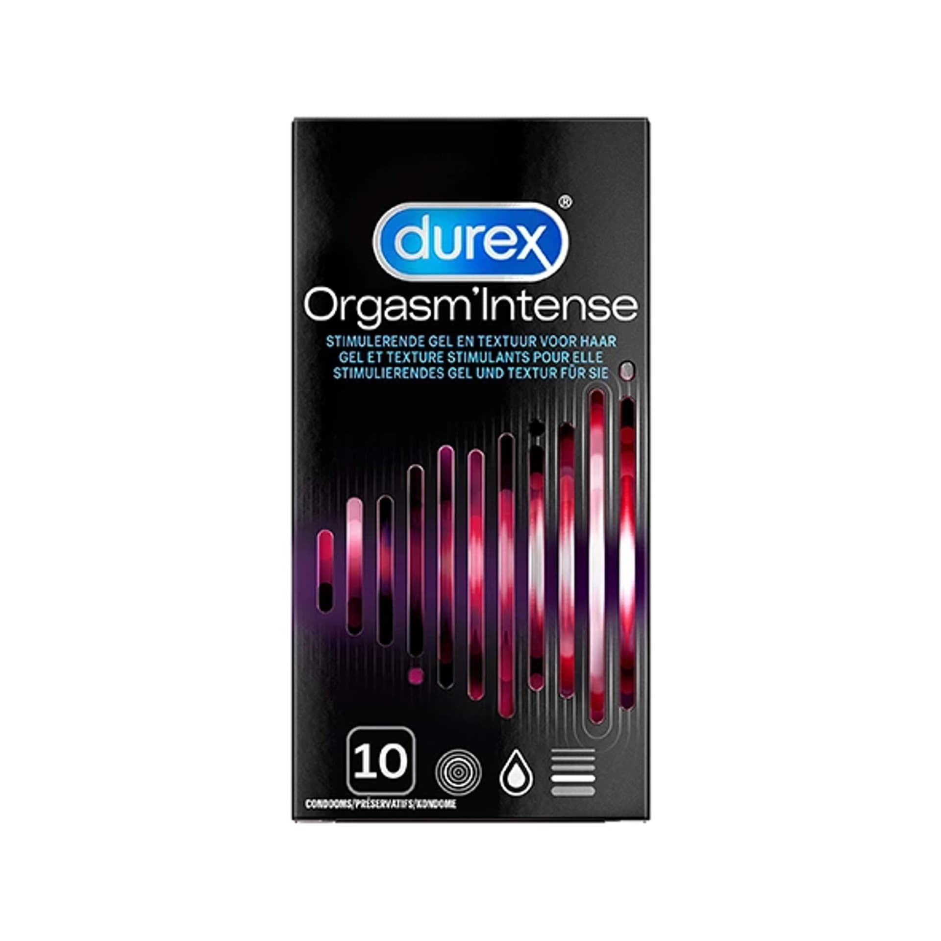 

Prezerwatywy stymulujące - Durex Orgasm Intense 10 szt