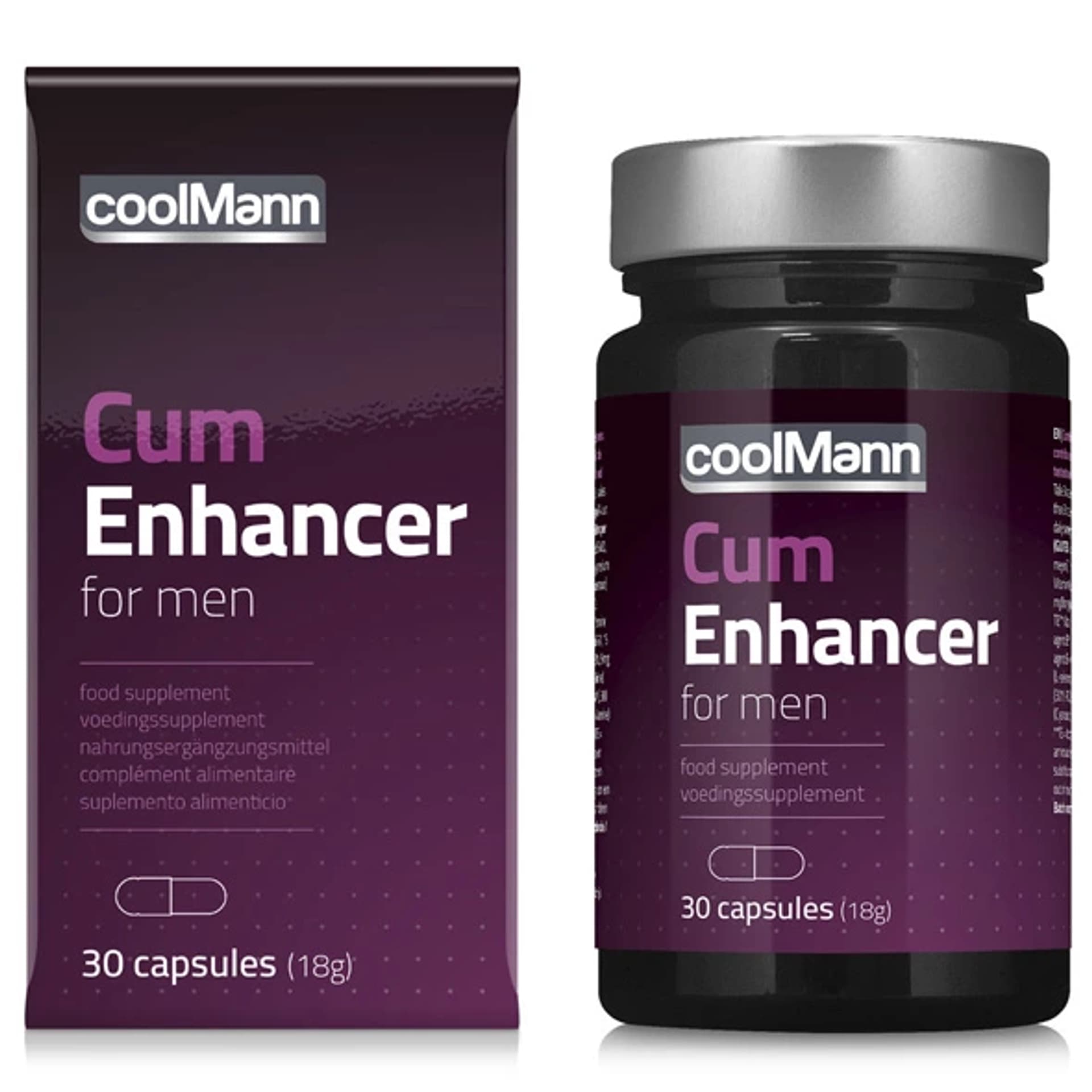 

Tabletki pobudzające produkcję spermy - CoolMann Cum Enhancer 30 Tabs