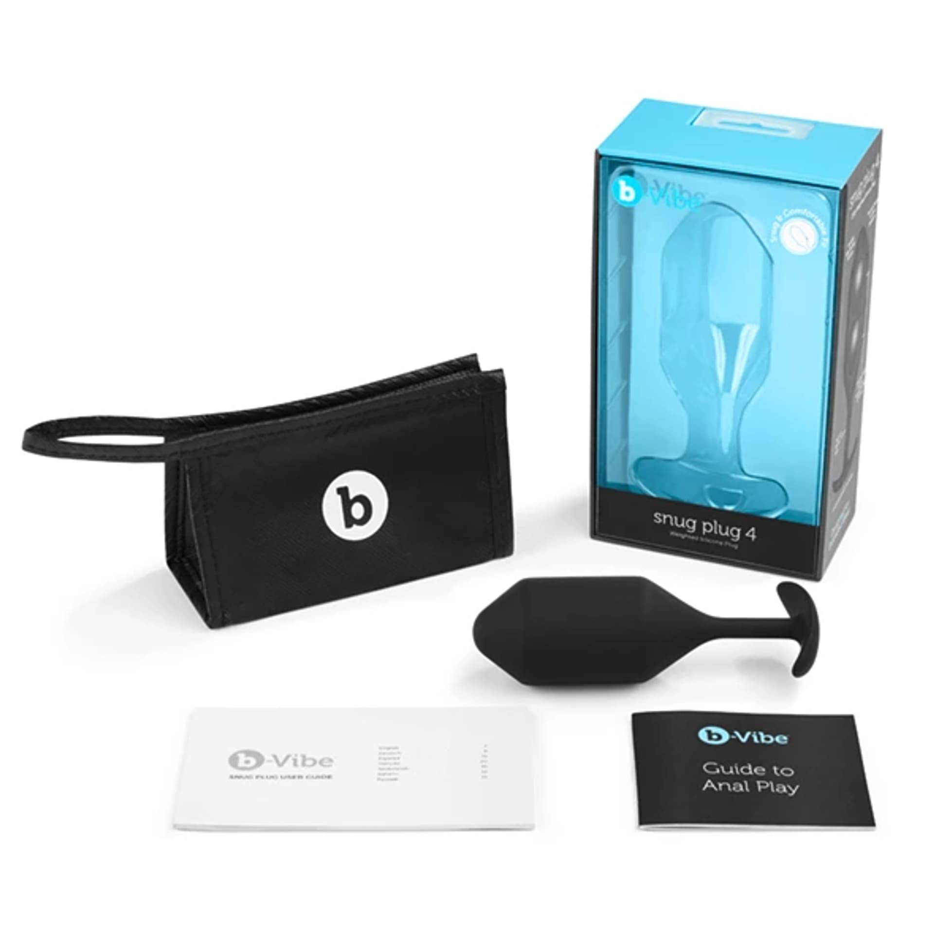 

Plug analny - B-Vibe Snug Plug 4 Black
