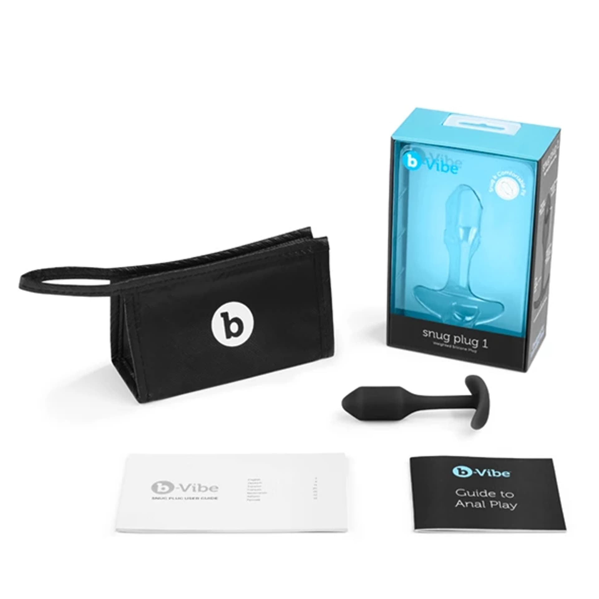 

Plug analny - B-Vibe Snug Plug 1 Black