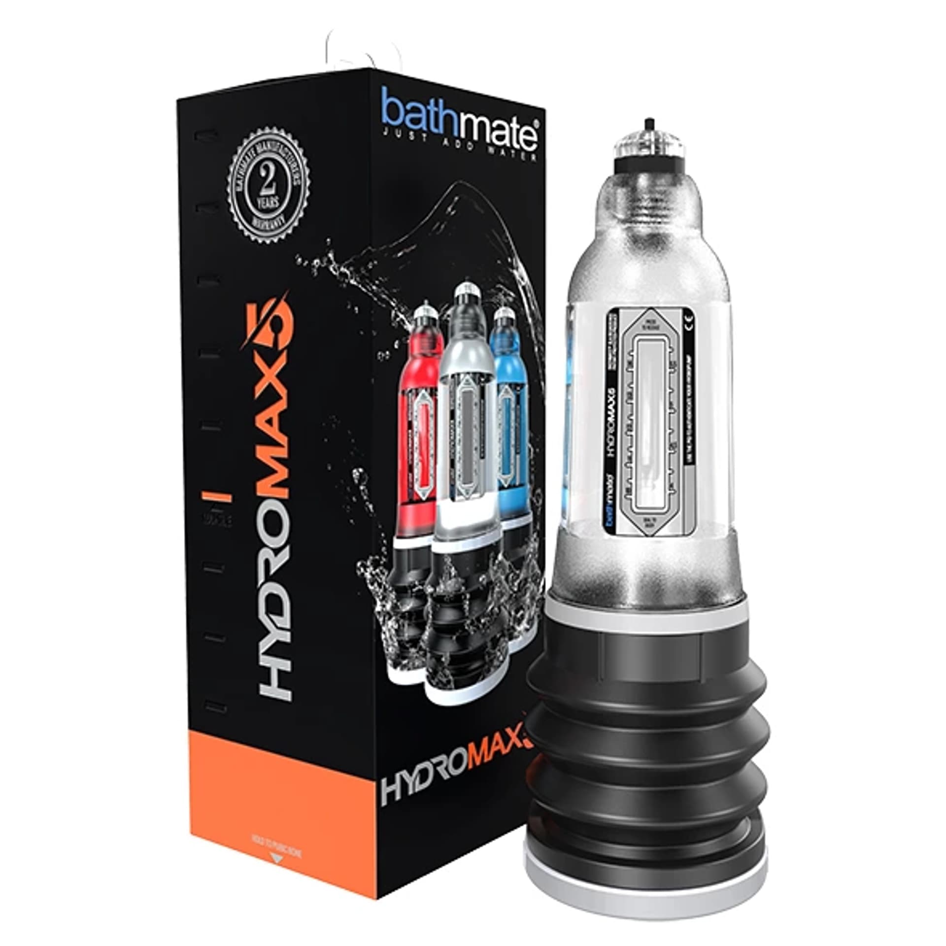 

Pompka powiększająca penisa - Bathmate Hydromax5 Crystal Clear