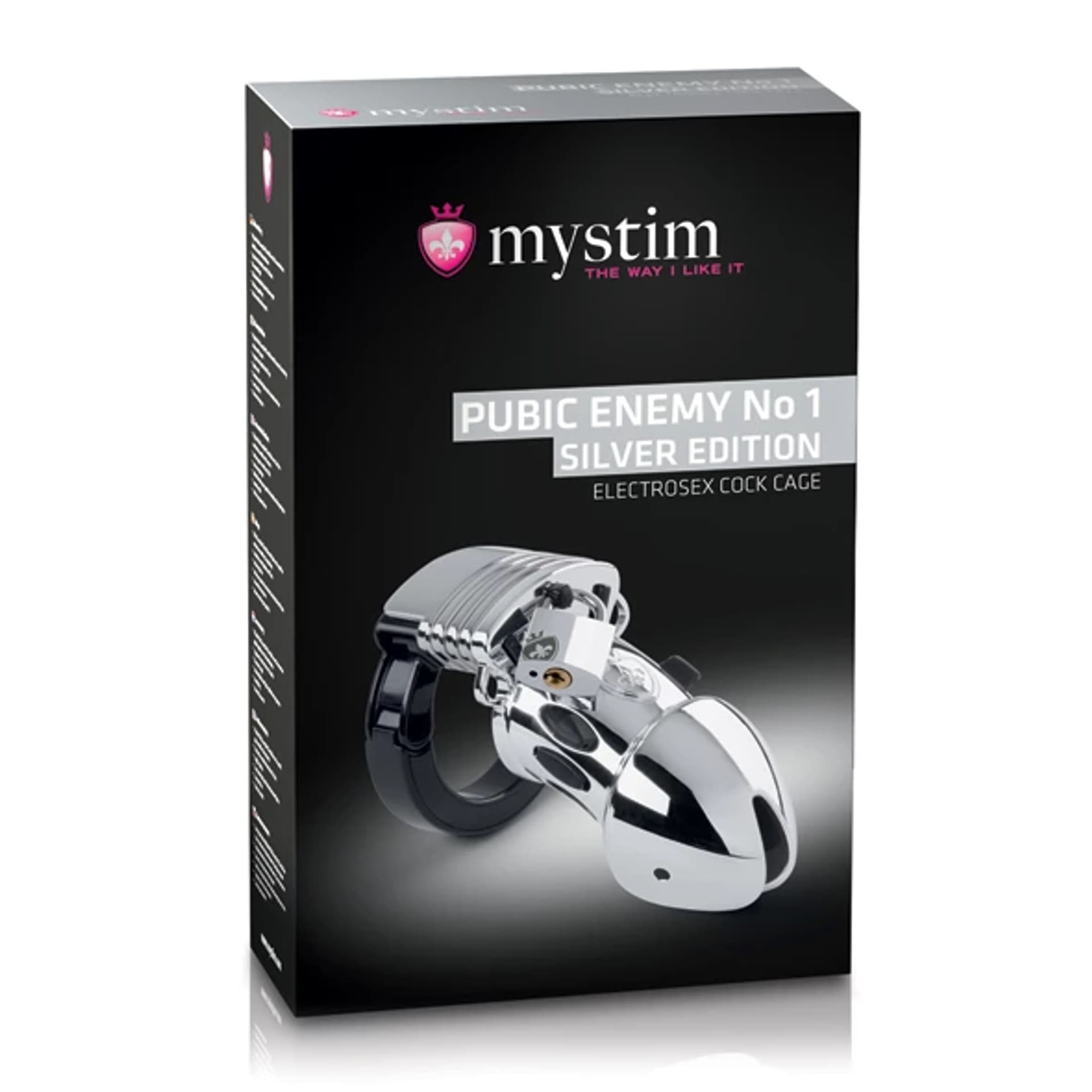 

Klatka na penisa - Mystim Pubic Enemy No 1 Cock Cage Silver Edition