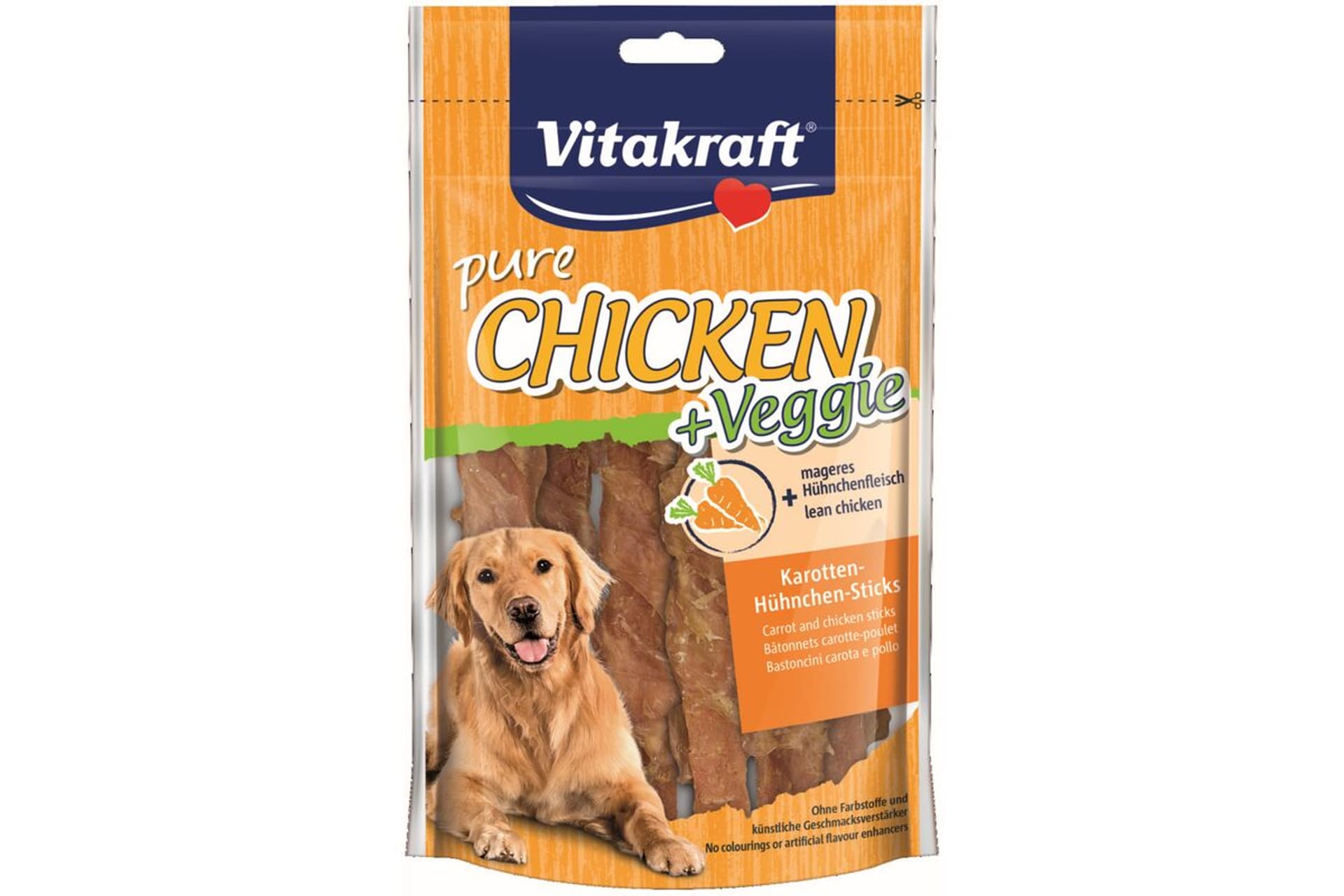 

VITAKRAFT CHICKEN Veggie kurczak+marchew 80g d/psa