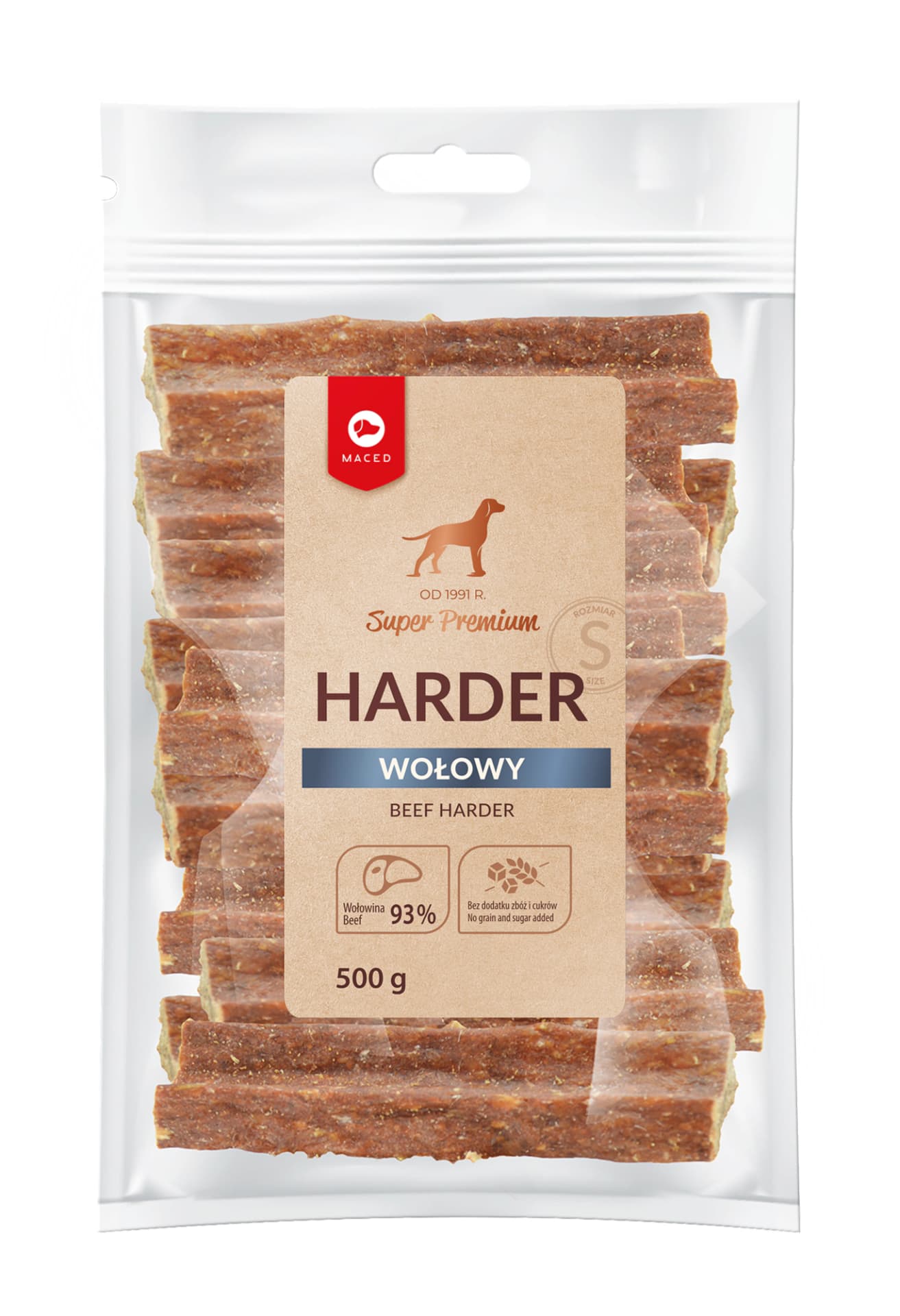 

MACED Przysmak HARDER WOŁOWY - Rozm S 500 G