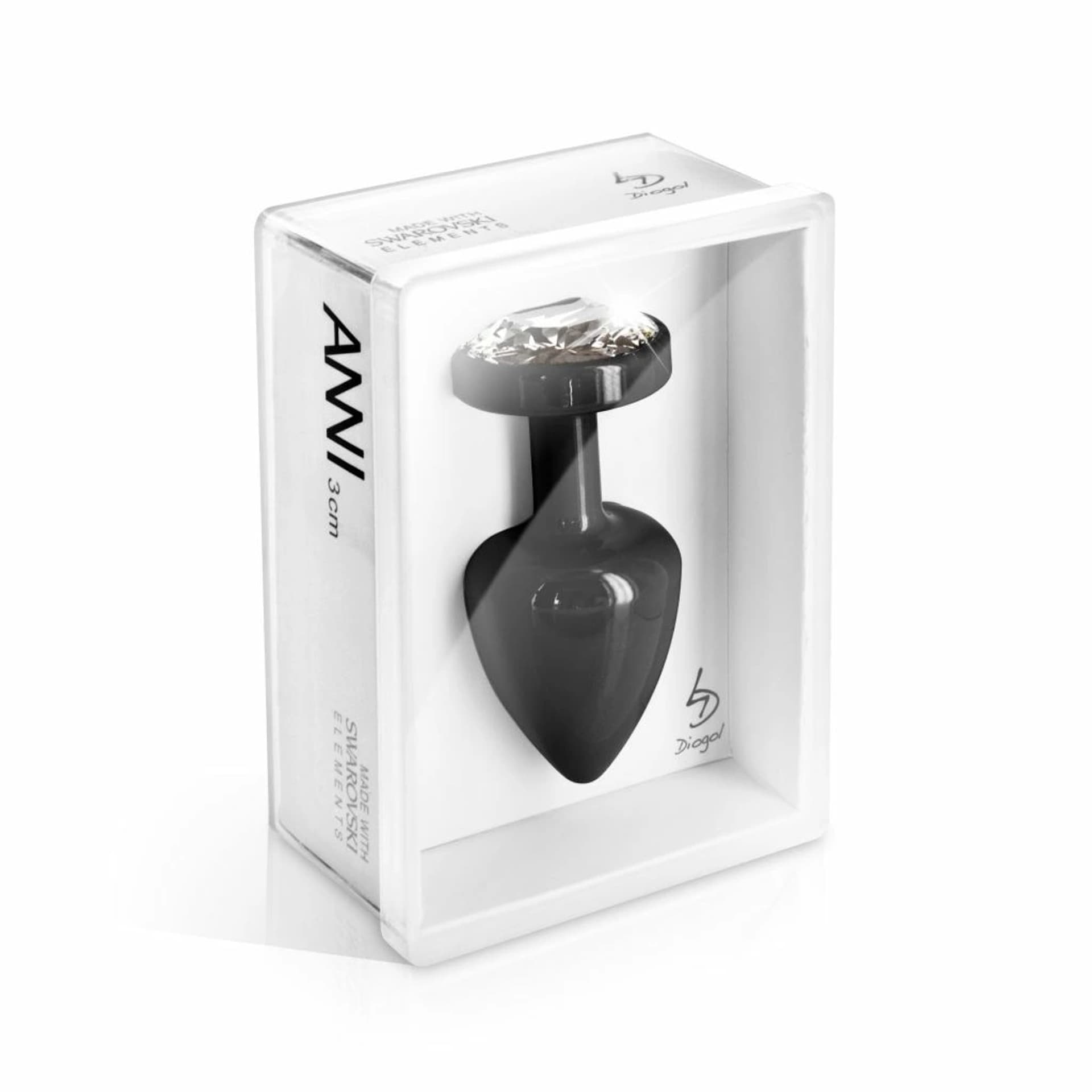 

Plug analny - Diogol Anni Round Black 35 mm