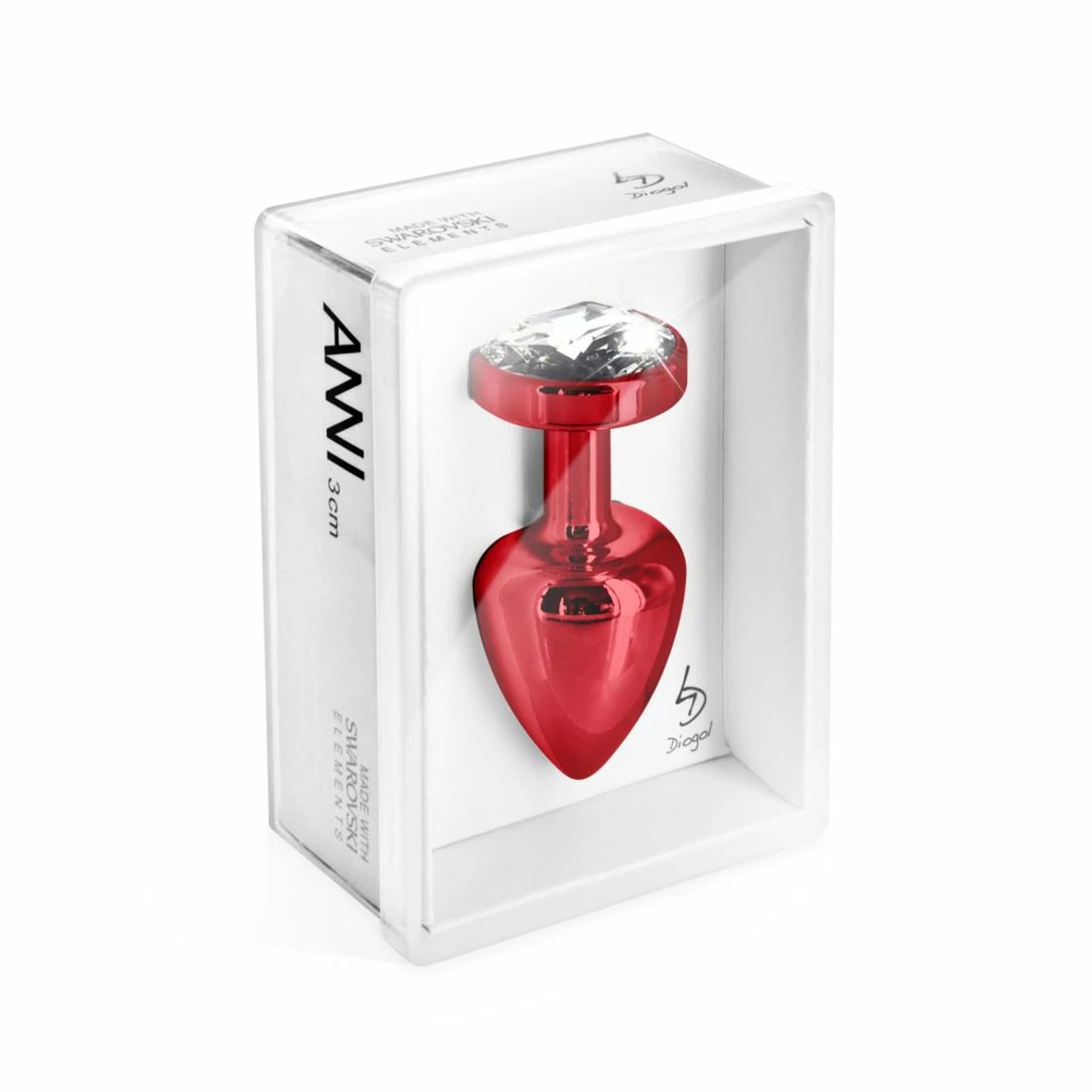 

Plug analny - Diogol Anni Round Red 30 mm