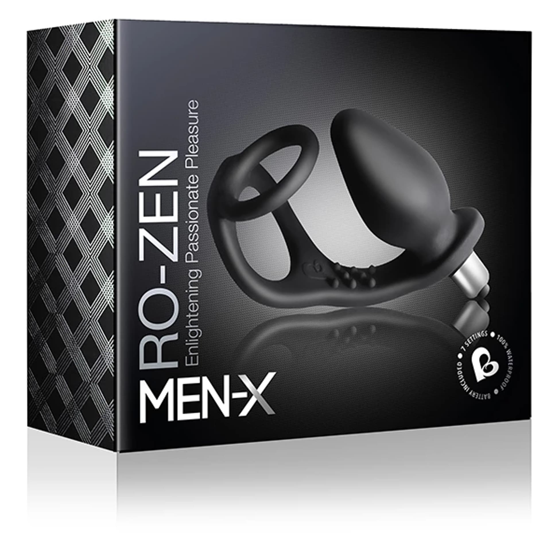 

Wibrujący masażer prostaty z pierścieniem - Rocks-Off RO-Zen 7-Speed