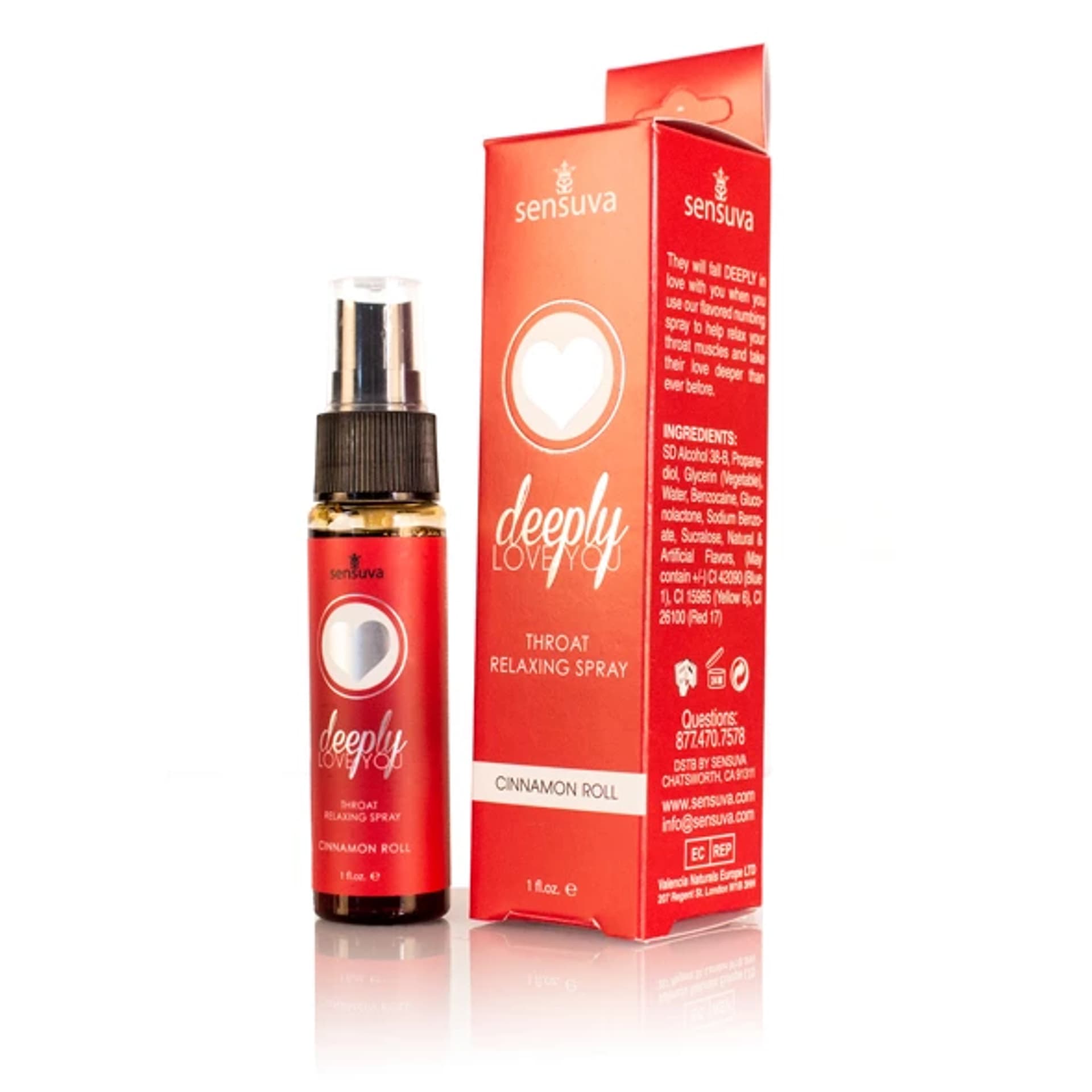 

Spray rozluźniający gardło - Sensuva Deeply Love You Cinnamon 30 ml