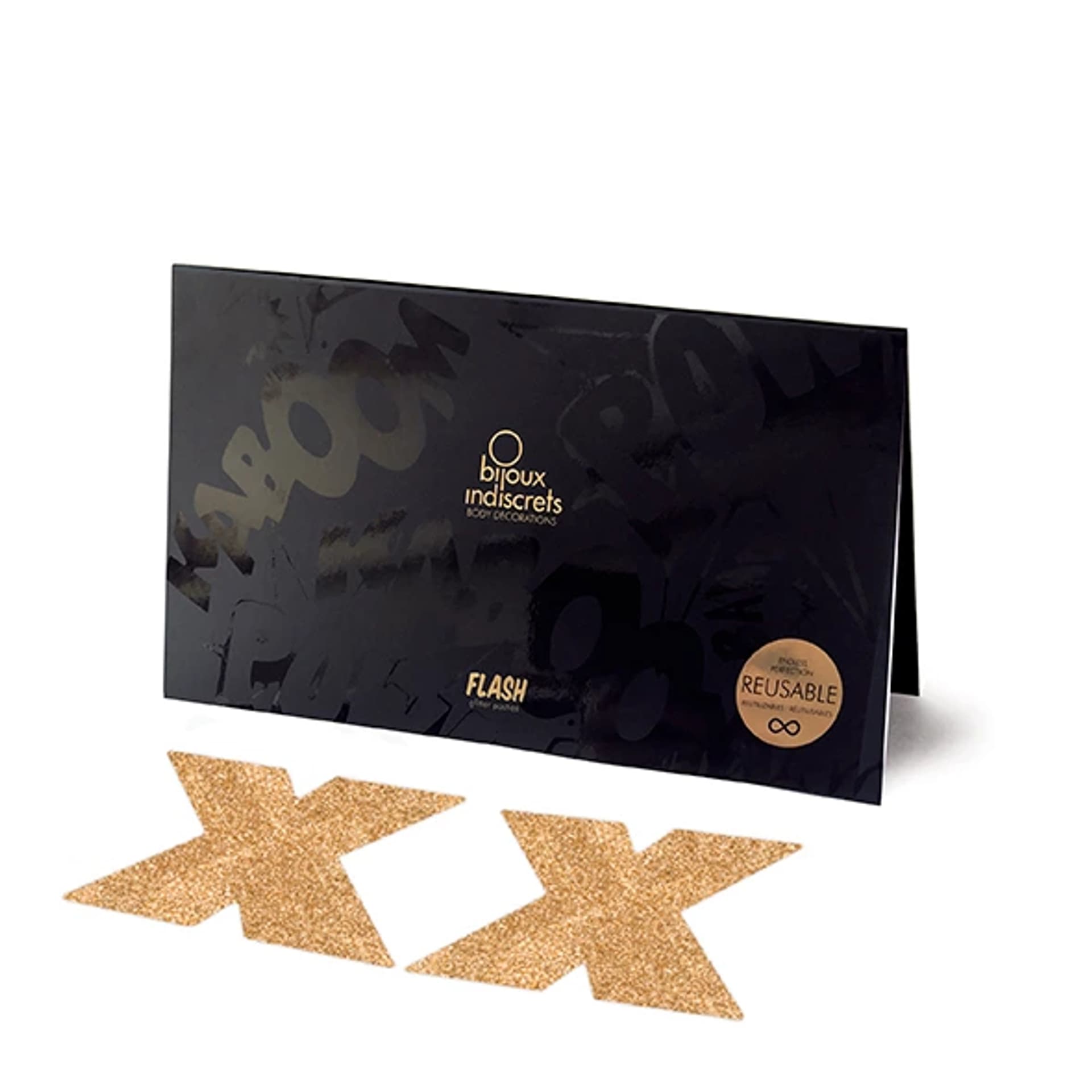 

Naklejki na sutki - Bijoux Indiscrets Flash Cross Gold