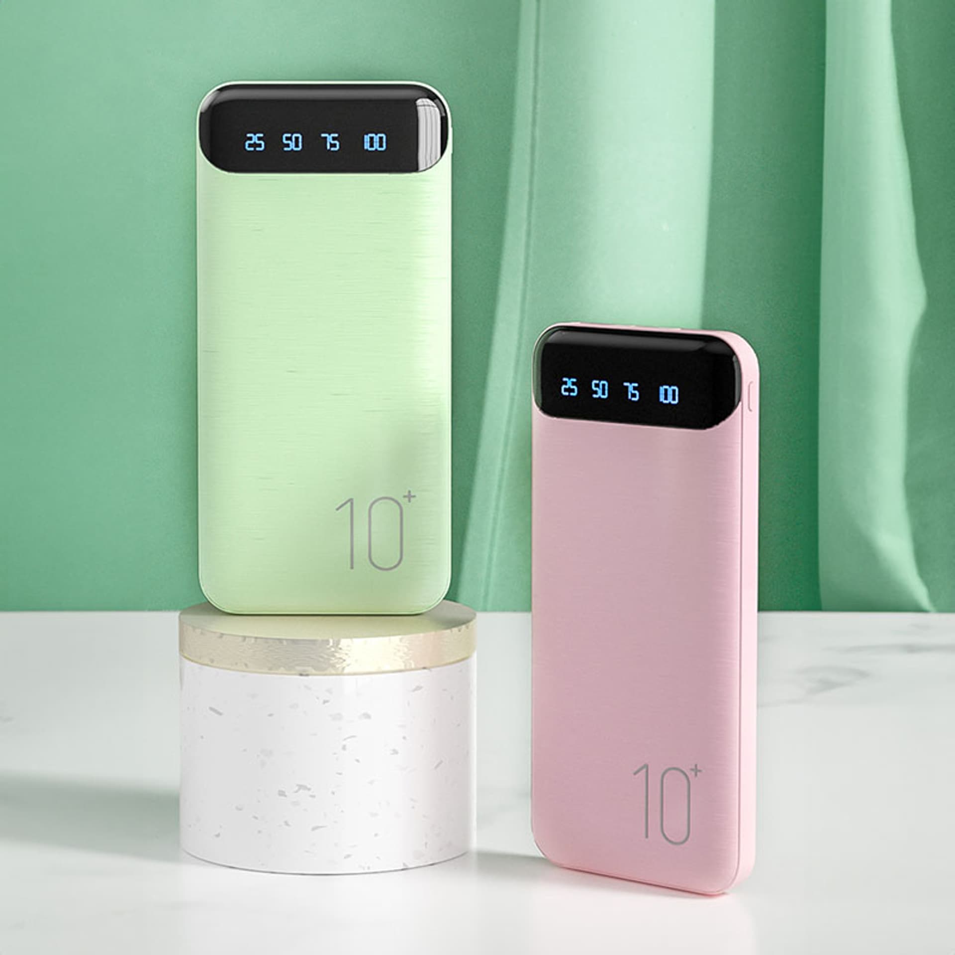 

WEKOME WP-161 - Power bank 10000 mAh Super Charging 2xUSB-A LED (Biały)