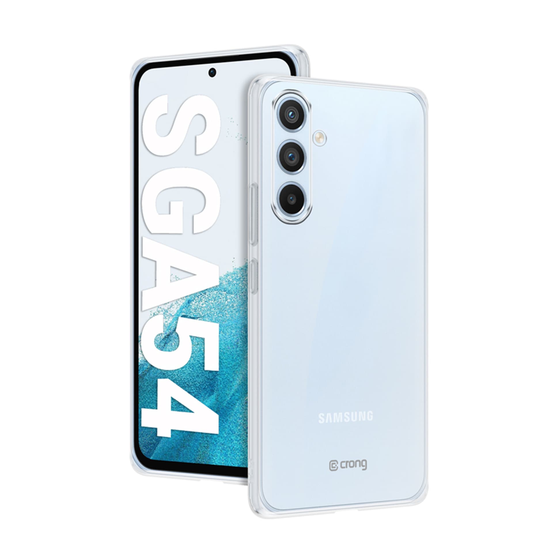 

Crong Crystal Slim Cover - Etui Samsung Galaxy A54 5G (przezroczysty)