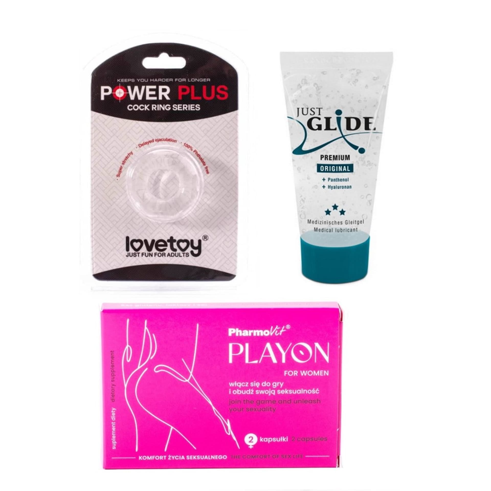 

Pierścień na penisa śr. 2cm+ żel 20ml + gratis