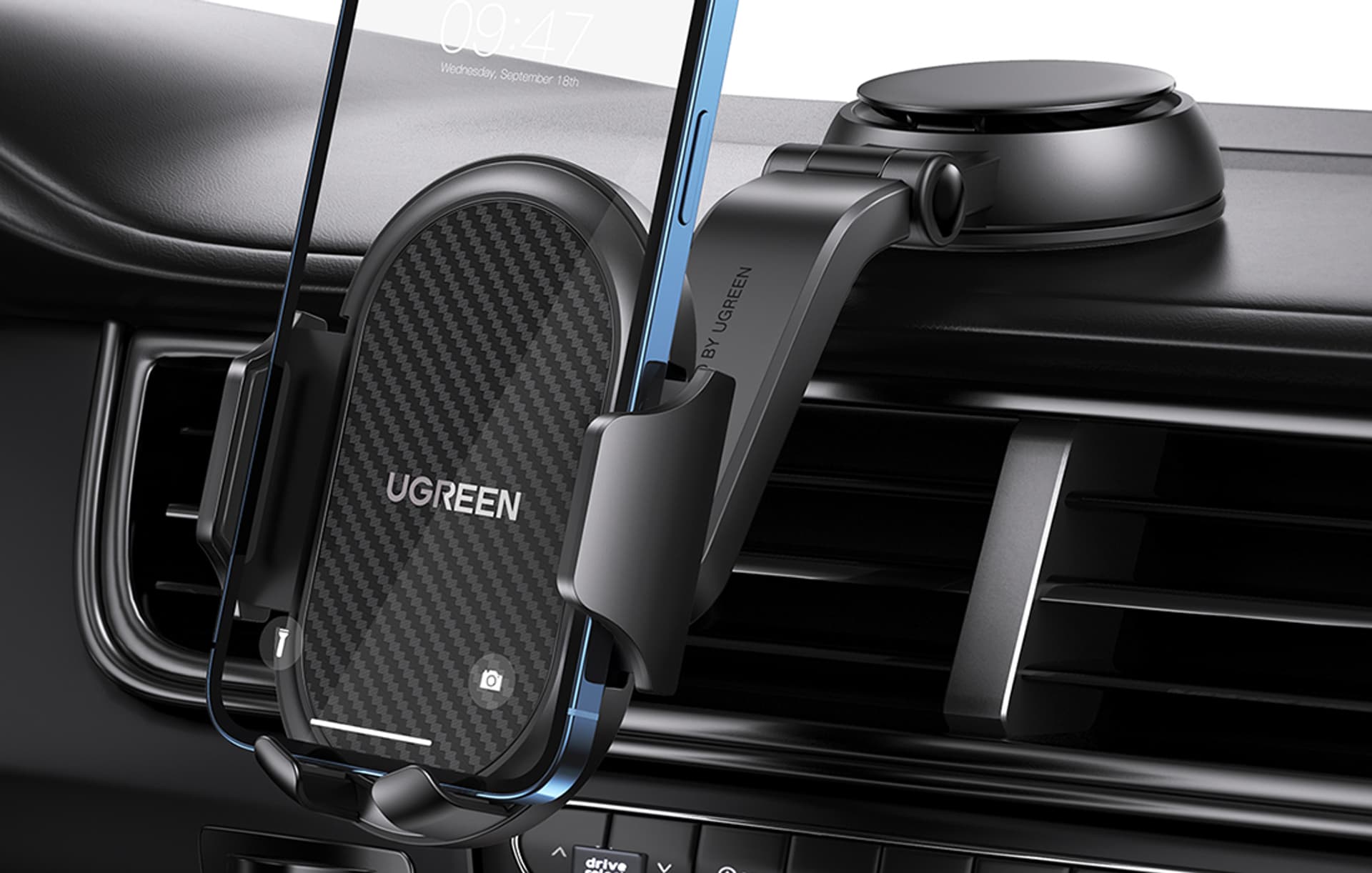 

Uchwyt samochodowy UGREEN LP405 (czarny)