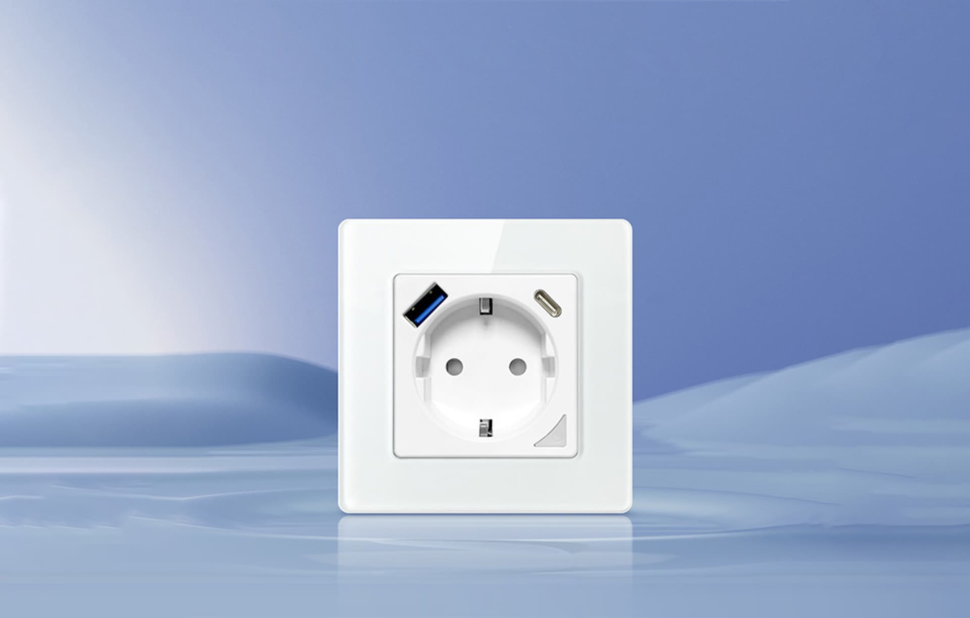 

Inteligentne gniazdo ścienne WiFi Avatto N-WOT10-USB-W USB i USB-C TUYA (białe)