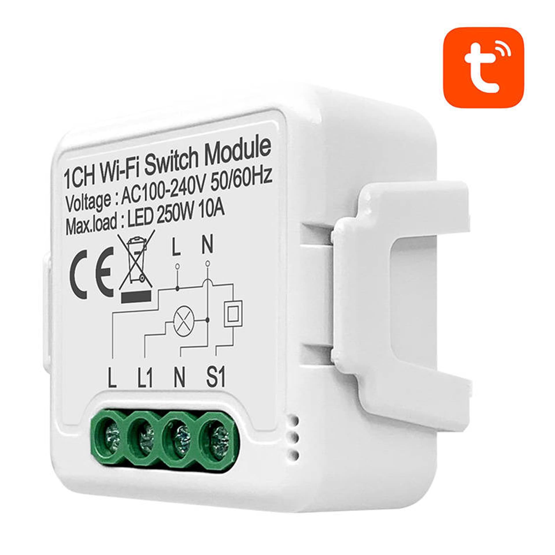

Inteligentny przełącznik dopuszkowy Wi-Fi Avatto N-WSM01-1 TUYA
