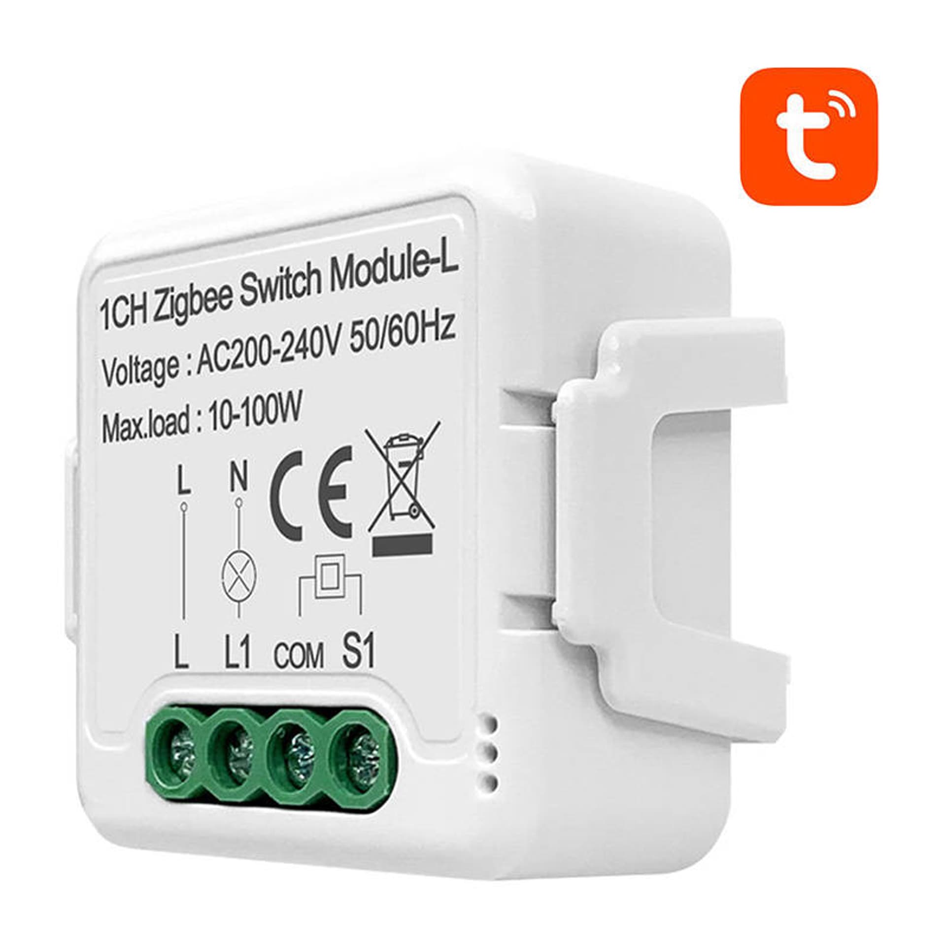 

Inteligentny przełącznik dopuszkowy ZigBee Avatto N-LZWSM01-1 Bez Neutralnego TUYA