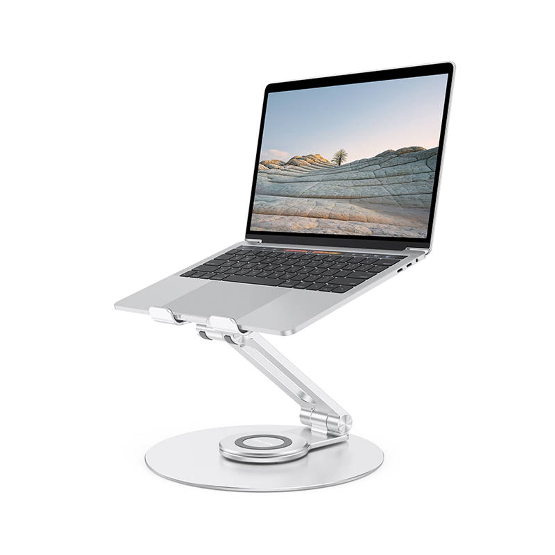 

Stojak na laptop regulowany Omoton LA04 (srebrny)