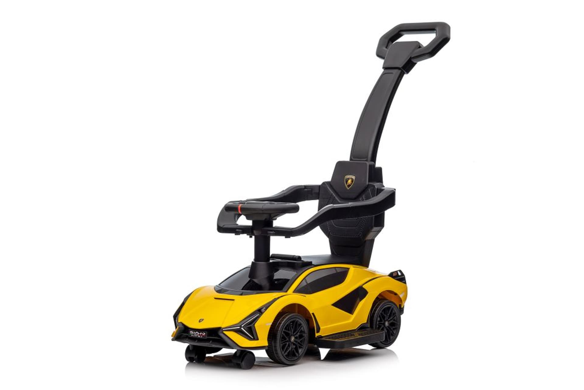 

Lamborghini QLS-996T Ride-on With Pusher Yellow