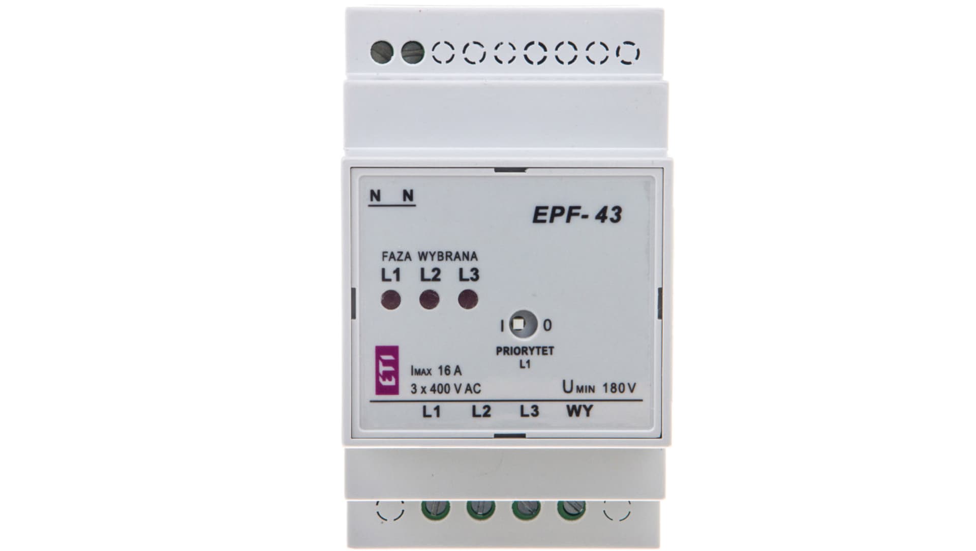 

Automatyczny przełącznik faz 16A 1Z EPF-43 002470280