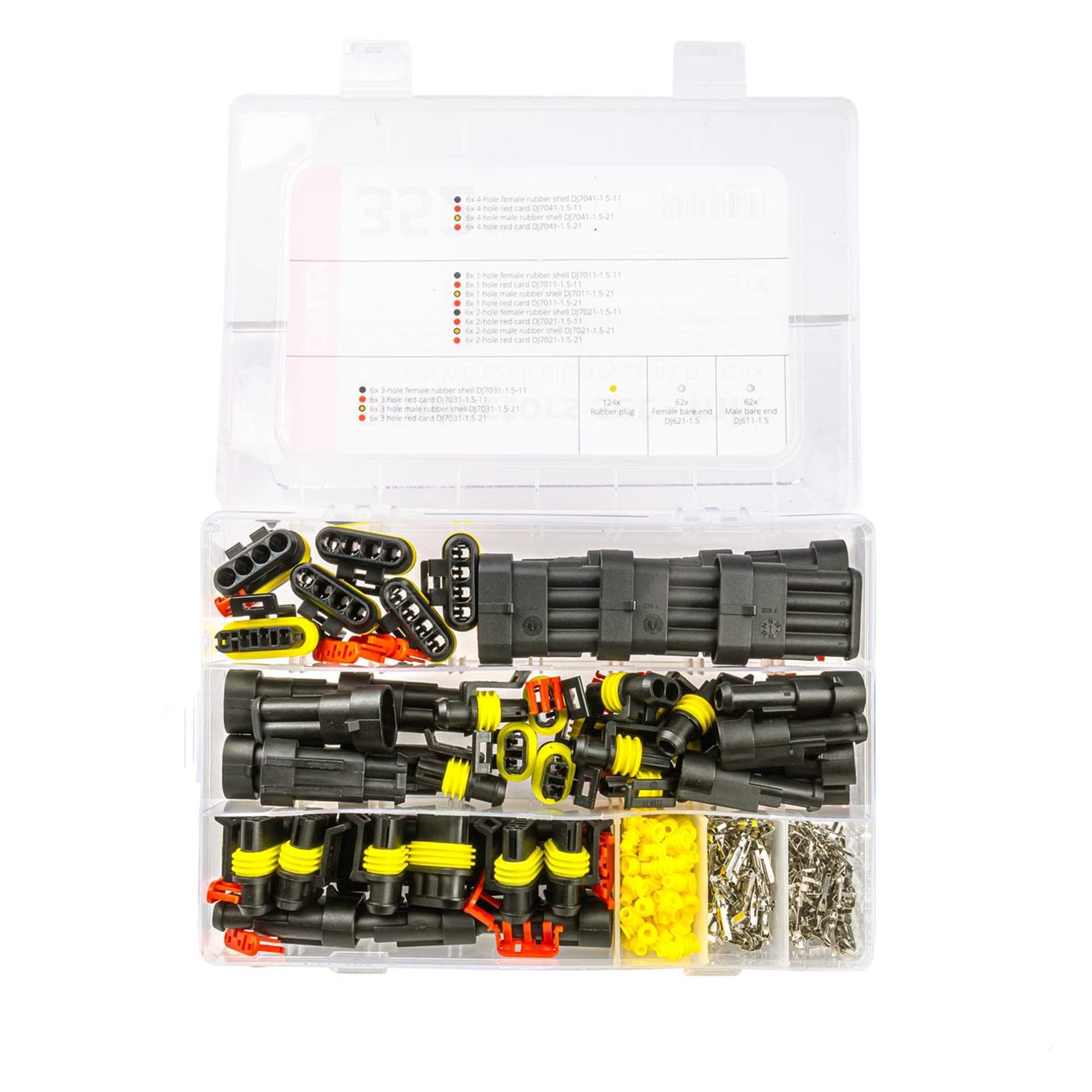 

Kostki wtyki złącznik superseal hermetyczne 352 szt amio-03035