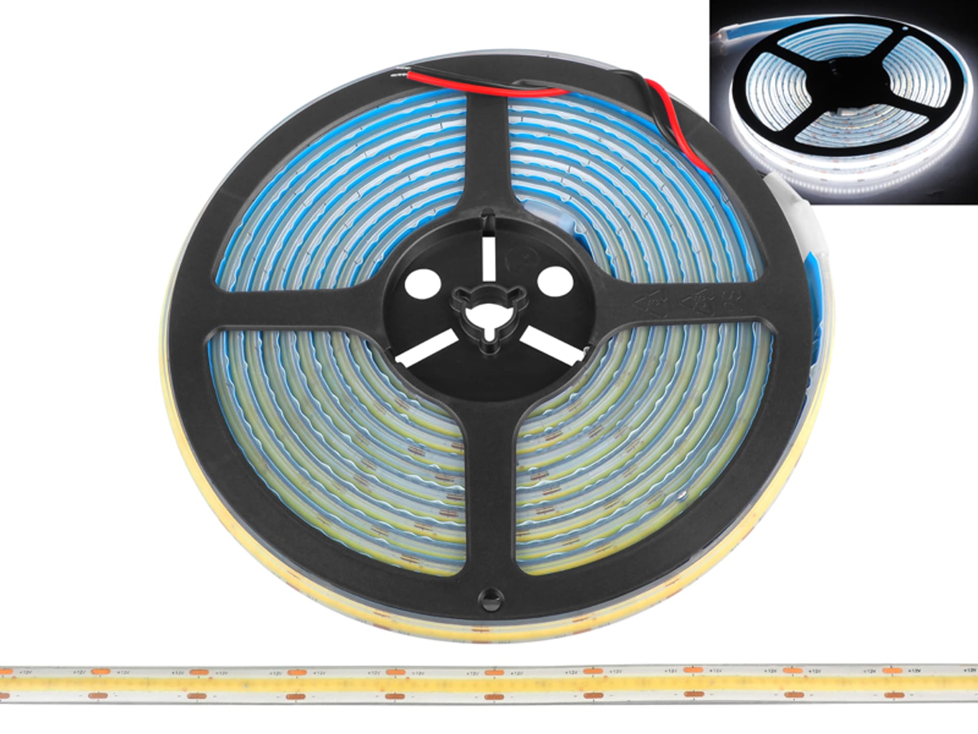 

1 szt. PS Taśma LED COB IP67 4000K 1500lm/m 48W 9,6W/m rol.5m