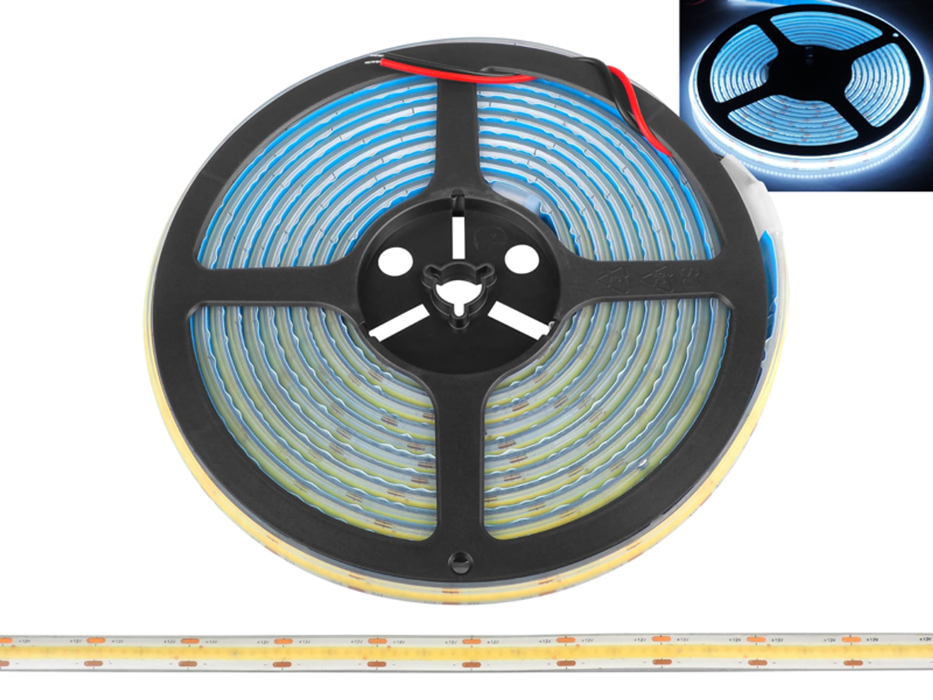 

1 szt. PS Taśma LED COB IP67 6000K 1500lm/m 48W 9,6W/m rol.5m