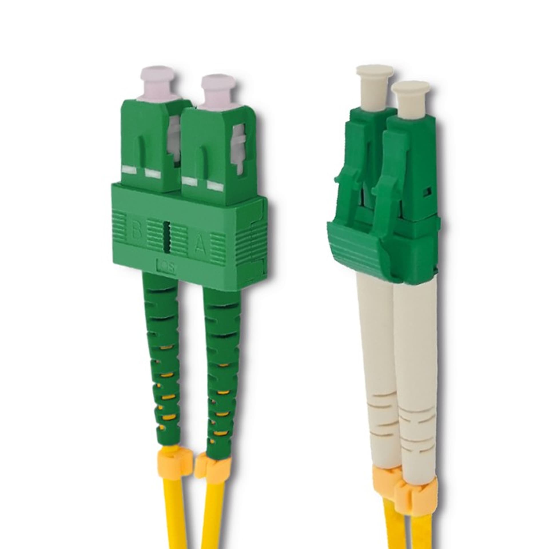 

Qoltec Patchcord światłowodowy SC/APC - LC/APC Singlemode 9/125 G652D Duplex 5m