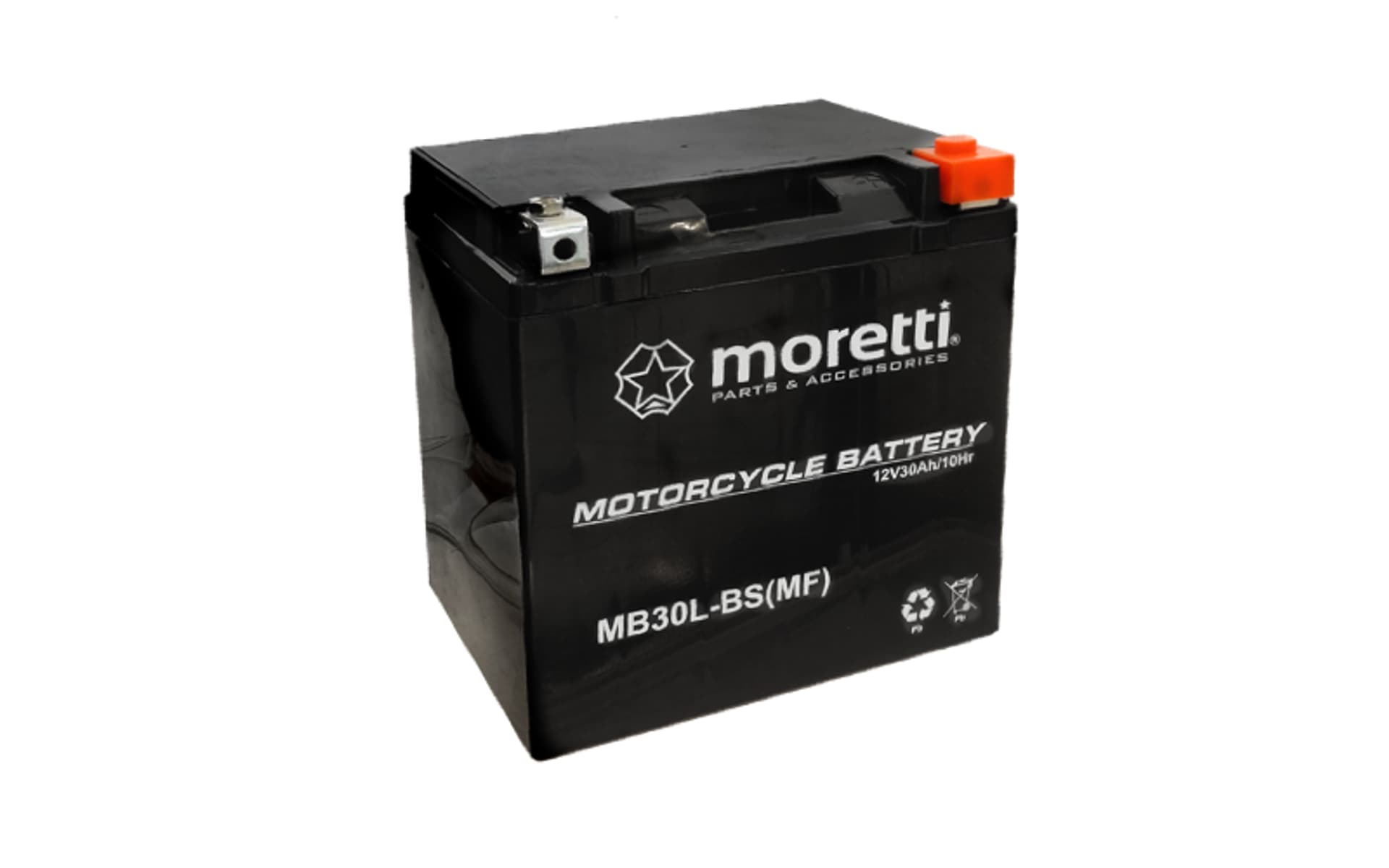 

Akumulator Moretti AGM MB30L-BS 12V 30Ah