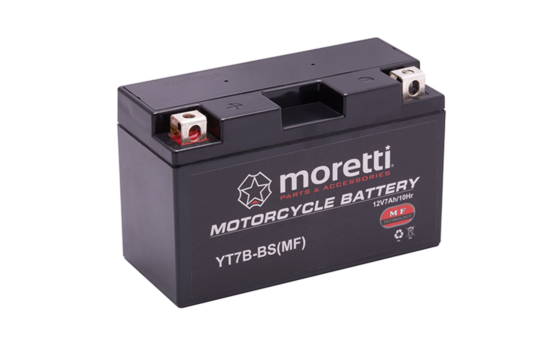 

Akumulator Moretti AGM (Gel) MT7B-BS, Gel) mt7b-b