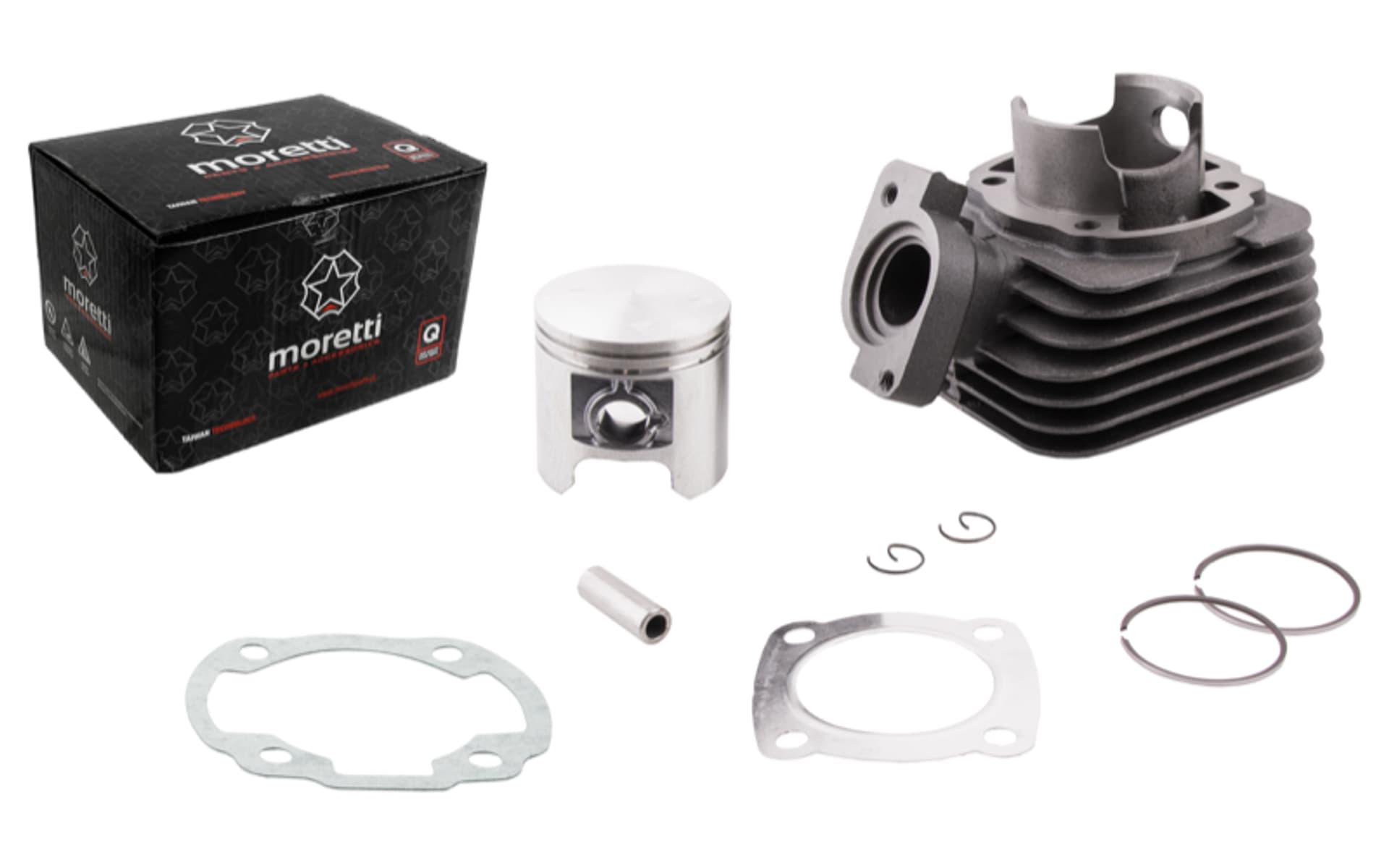 

Cylinder Moretti do skutera 2T 80cc Buxy