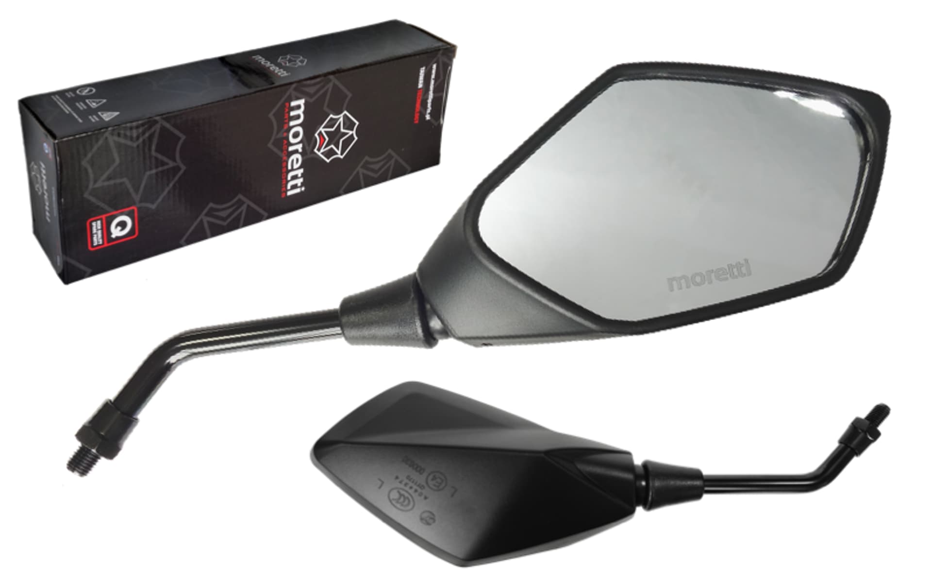 

Lusterko R+R do motocykla (średnica gwintu 10 mm) z homologacją, Średnica gwintu 10 mm) z homologacj
