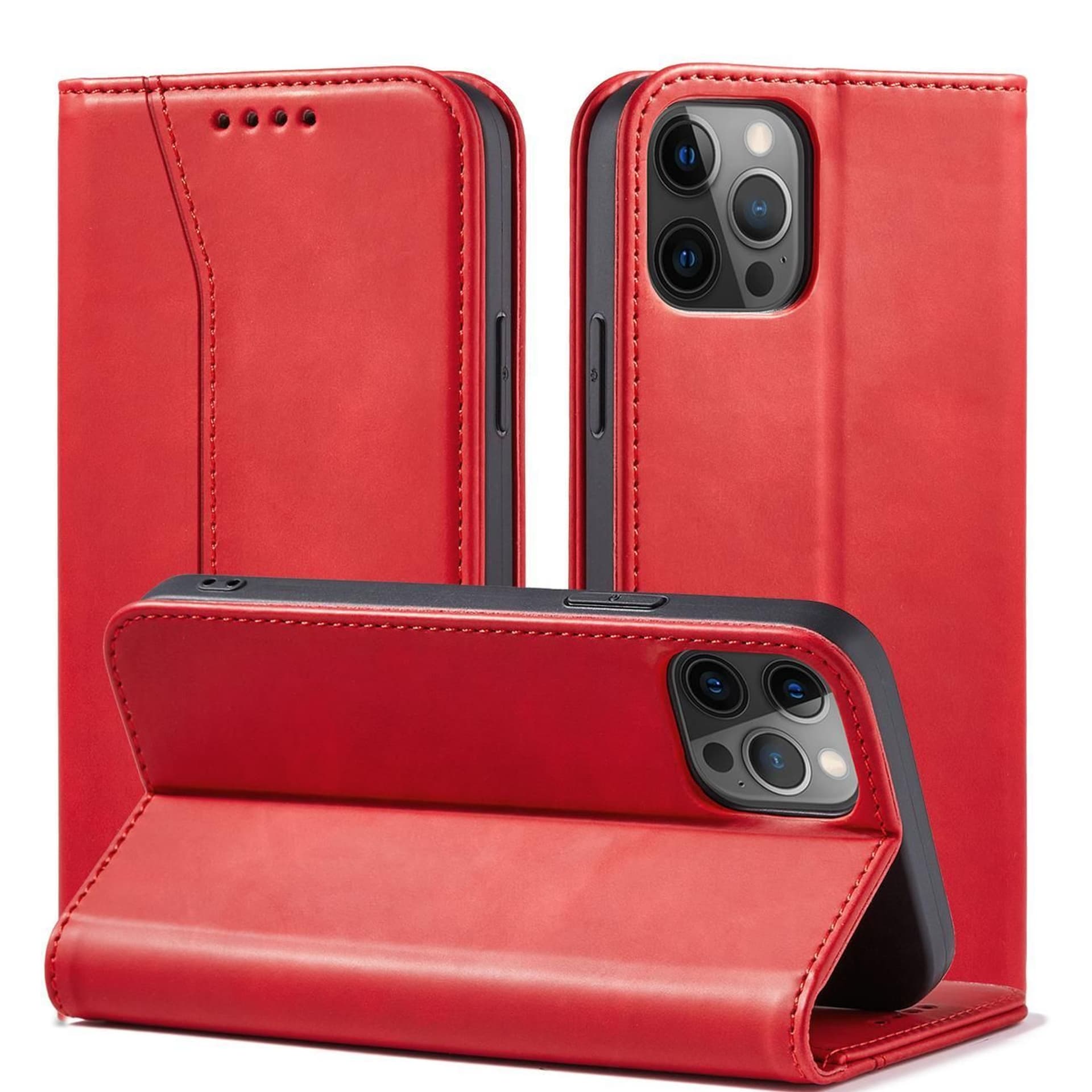 

Magnet Fancy Case etui Samsung Galaxy A23 5G pokrowiec z klapką portfel podstawka czerwone