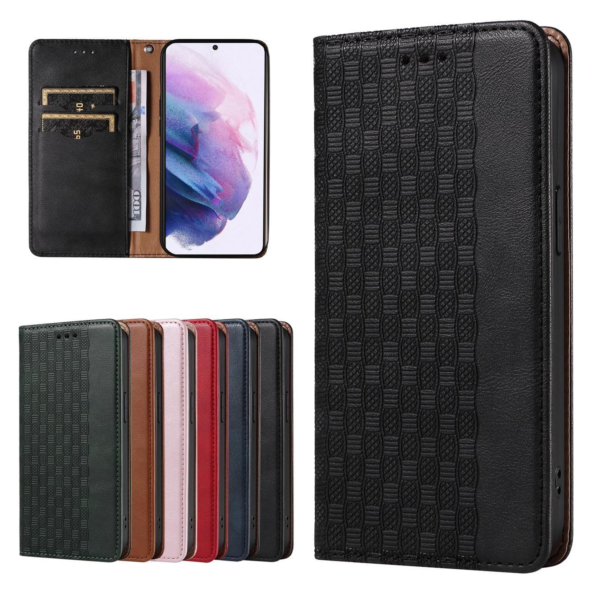 

Magnet Strap Case etui Samsung Galaxy A23 5G pokrowiec z klapką portfel mini smycz podstawka czarne
