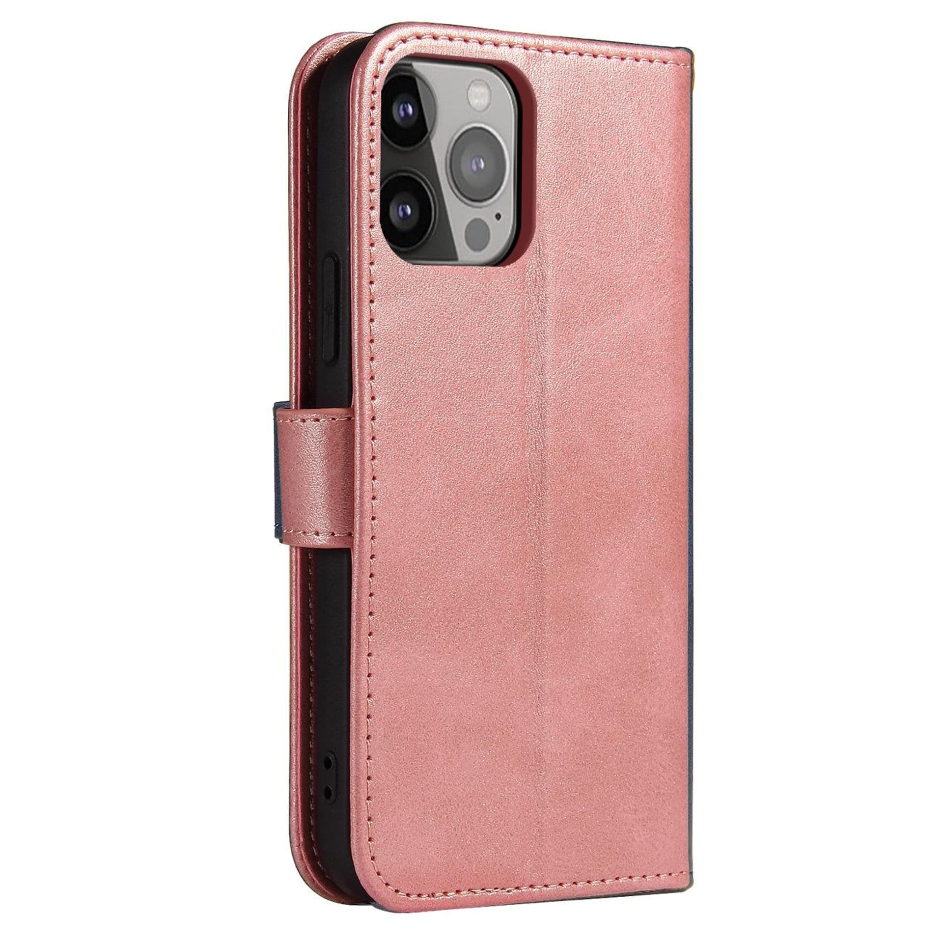 

Magnet Case elegancki futerał etui pokrowiec z klapką i funkcją podstawki Xiaomi Redmi K40 Pro+ / K40 Pro / K40 / Poco F3 / Mi 11i różowy