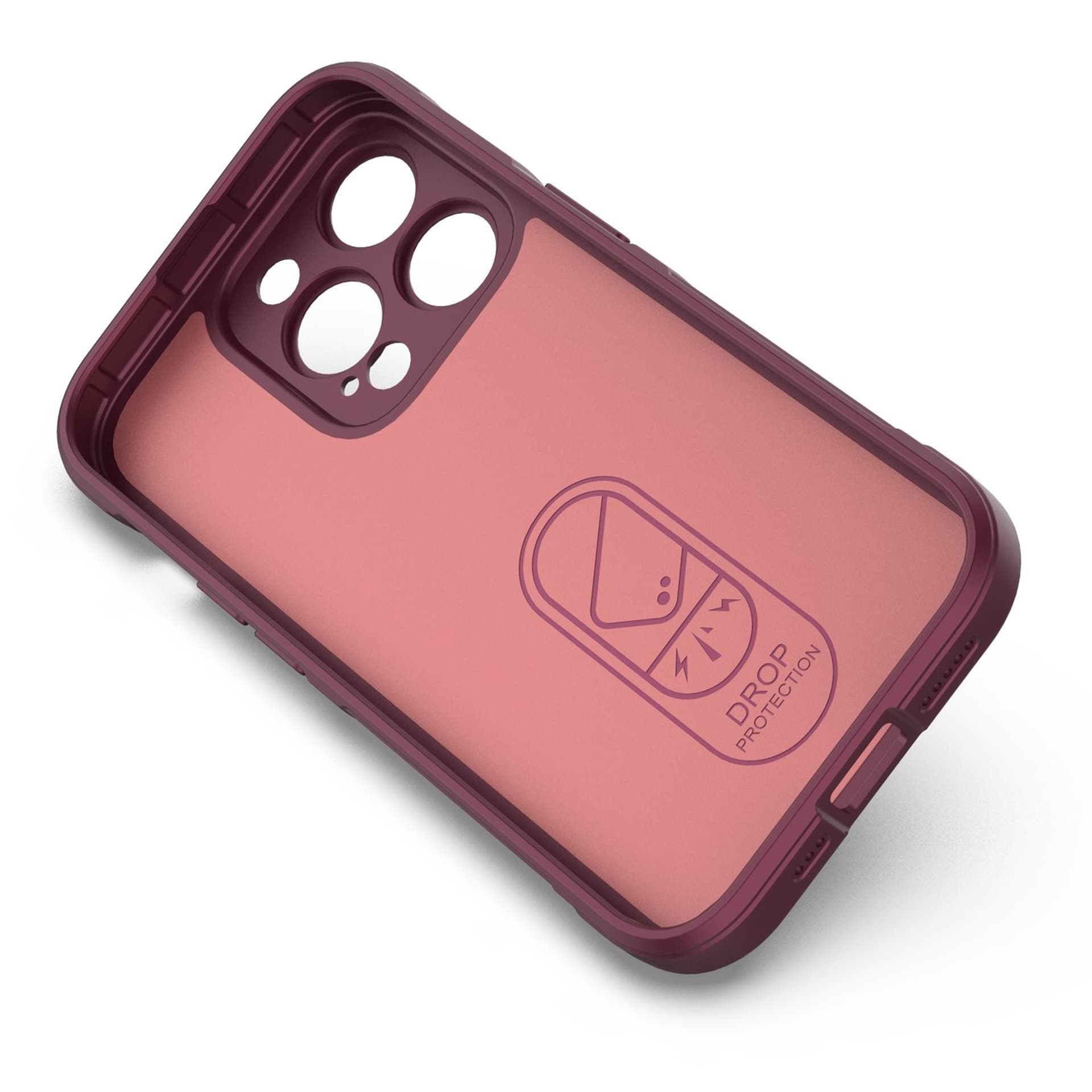 

Magic Shield Case etui do iPhone 14 Pro elastyczny pancerny pokrowiec burgundowy