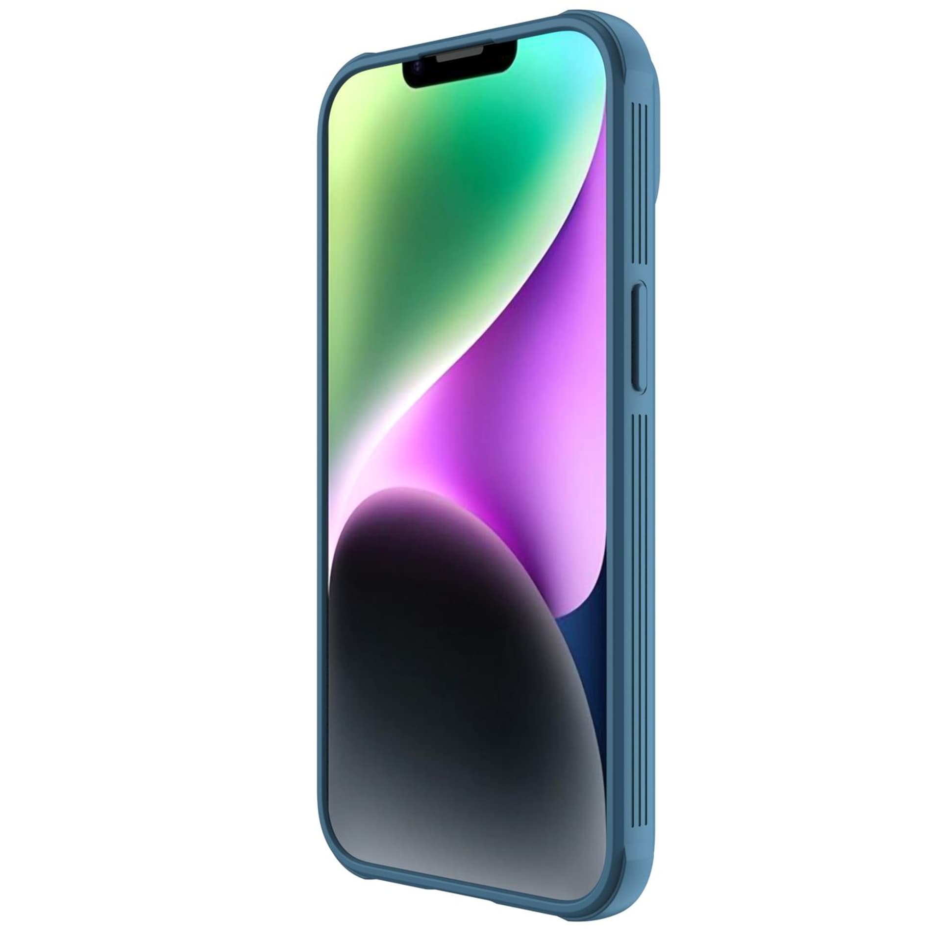

Nillkin CamShield Pro Case etui iPhone 14 Plus pancerny pokrowiec osłona na aparat kamerę niebieski