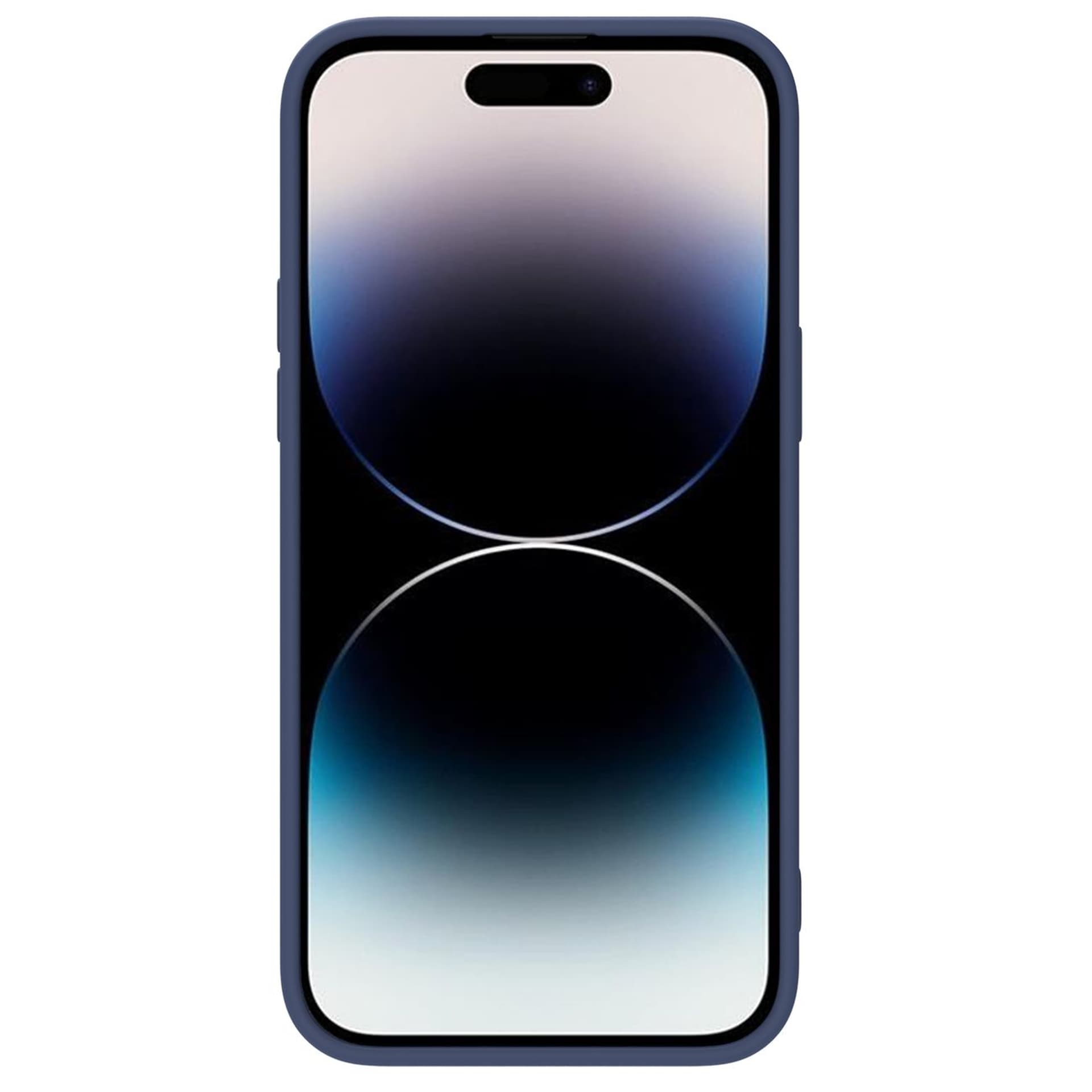 

Nillkin CamShield Magnetic Silicone Case etui iPhone 14 Pro magnetyczny MagSafe pokrowiec z osłoną na aparat niebieski