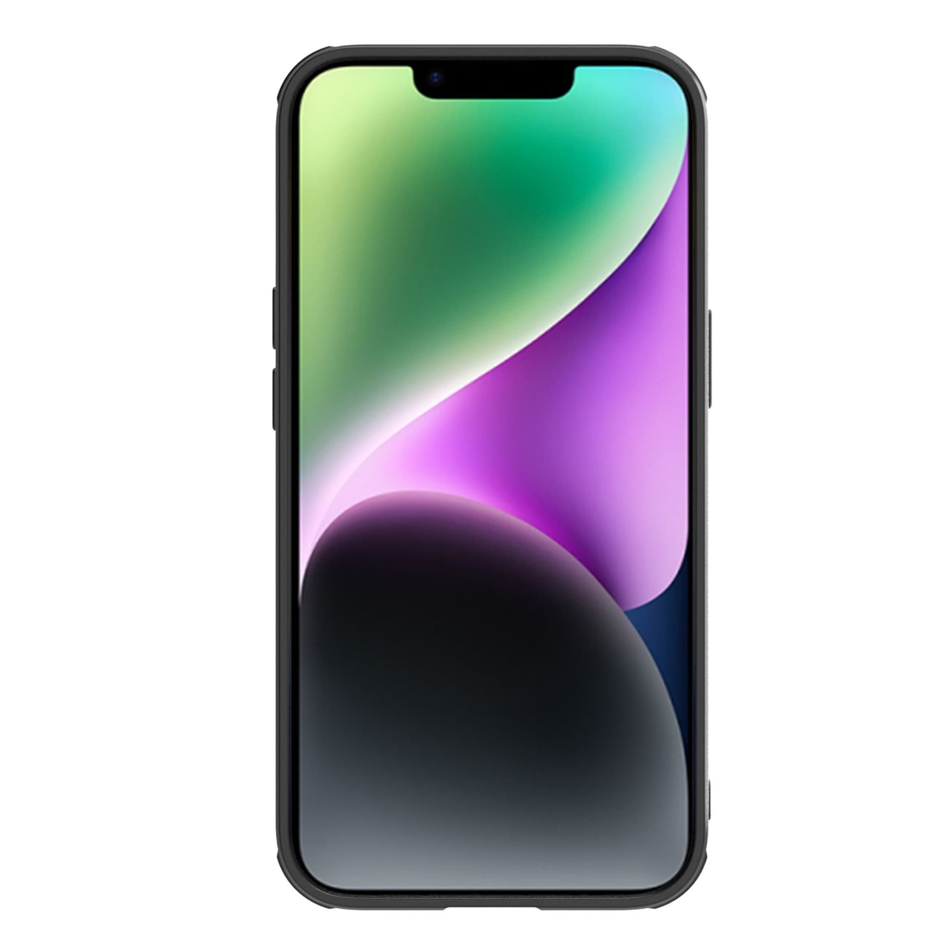 

Nillkin Synthetic Fiber S Case etui iPhone 14 Plus z osłoną na aparat czarny
