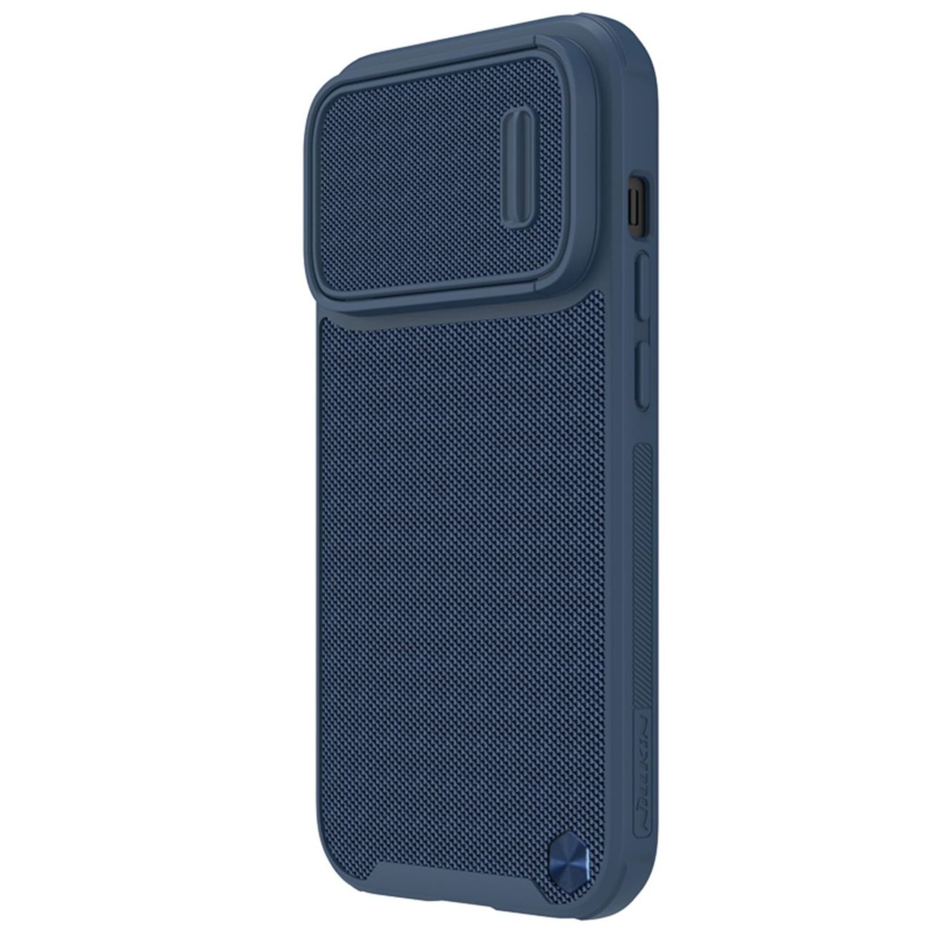 

Nillkin Textured S Case etui iPhone 14 Pro Max pancerny pokrowiec z osłoną na aparat niebieski